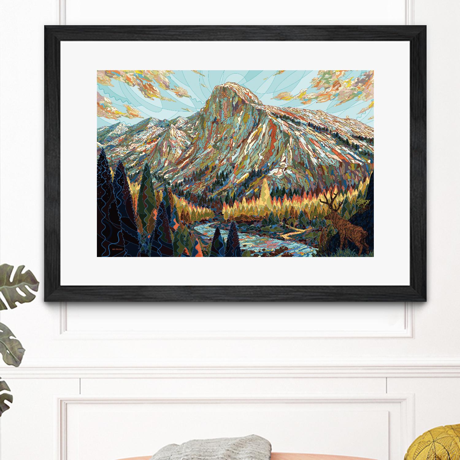 Technicolor by HR-FM on GIANT ART - black contemporary