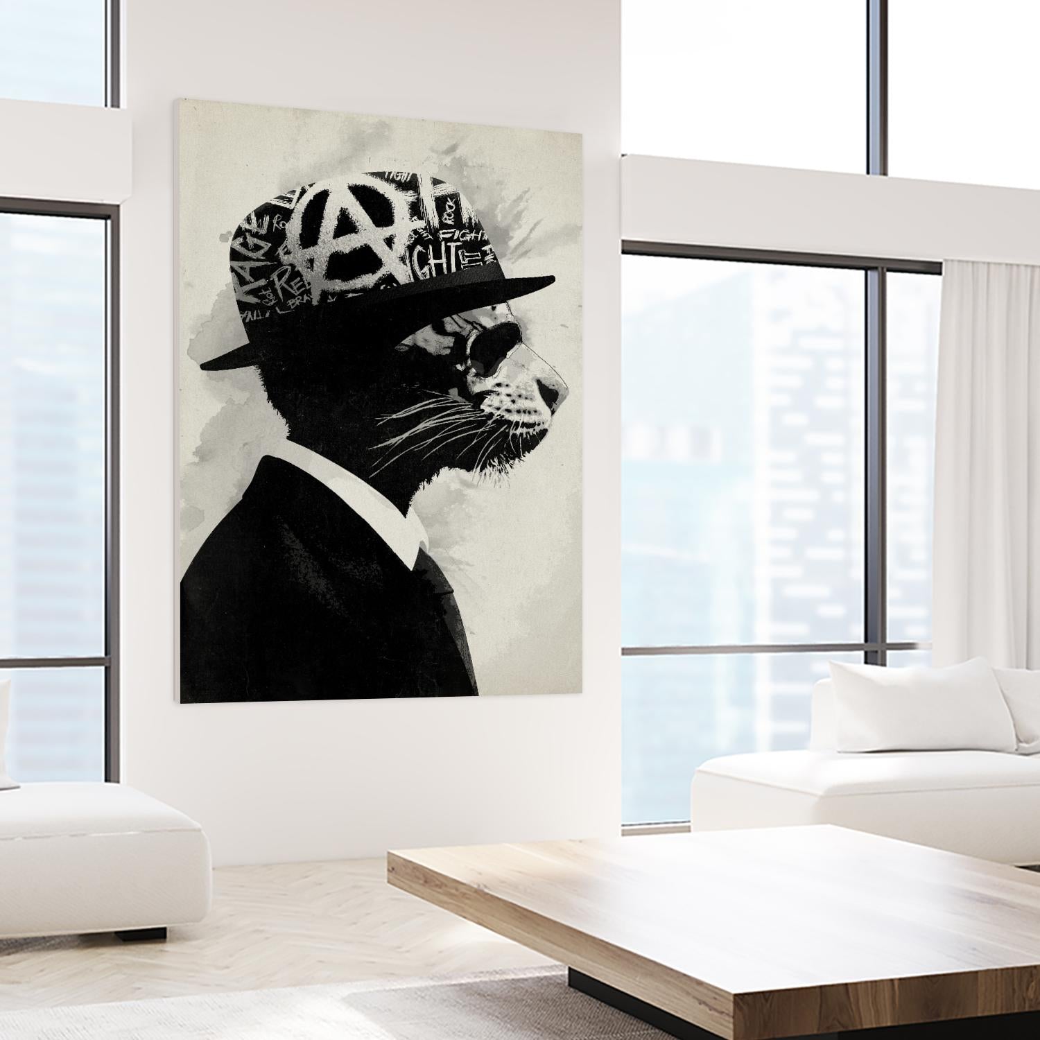 Middle Class Rebel by Hidden Moves on GIANT ART - white contemporary