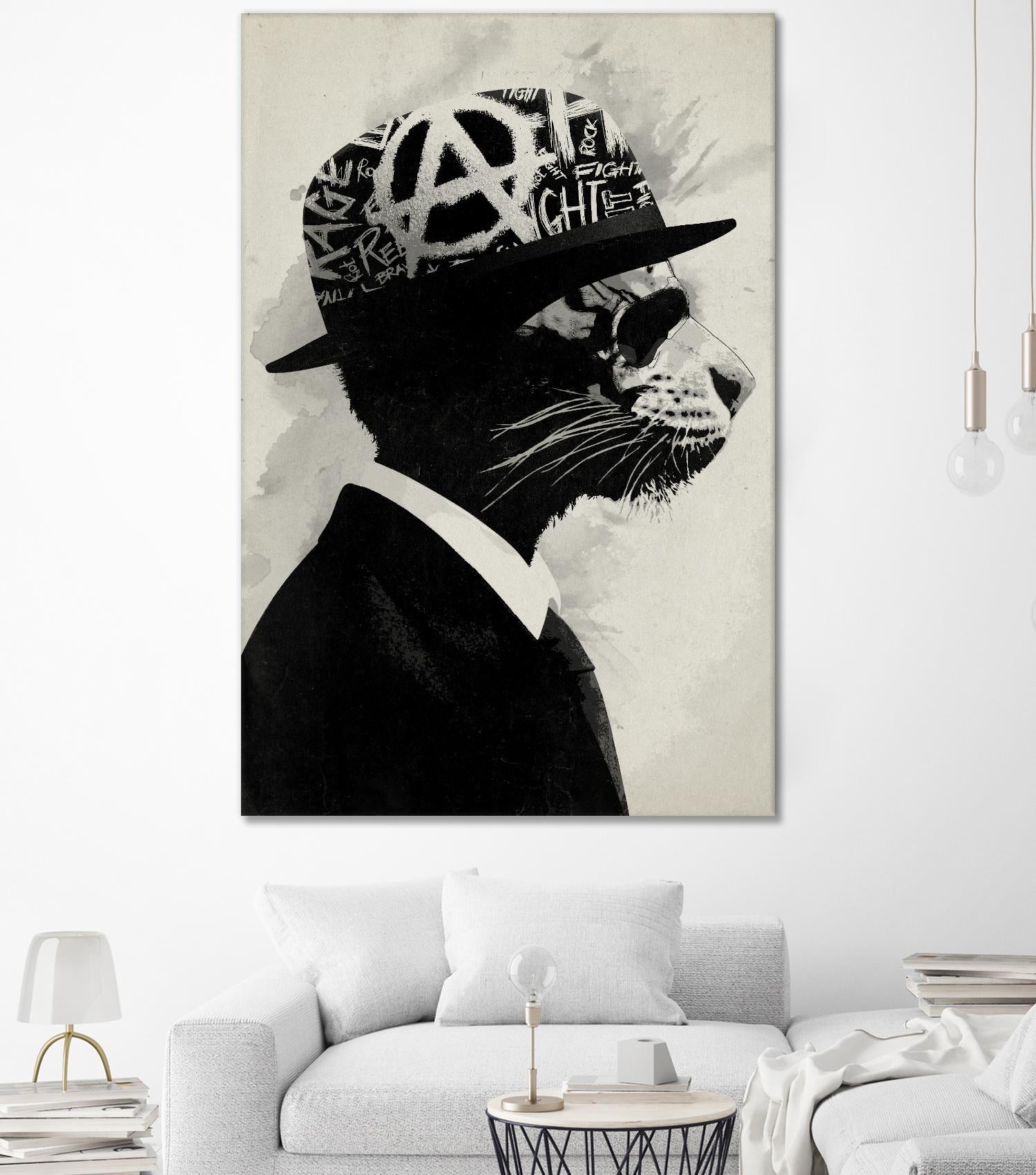 Middle Class Rebel by Hidden Moves on GIANT ART - white contemporary