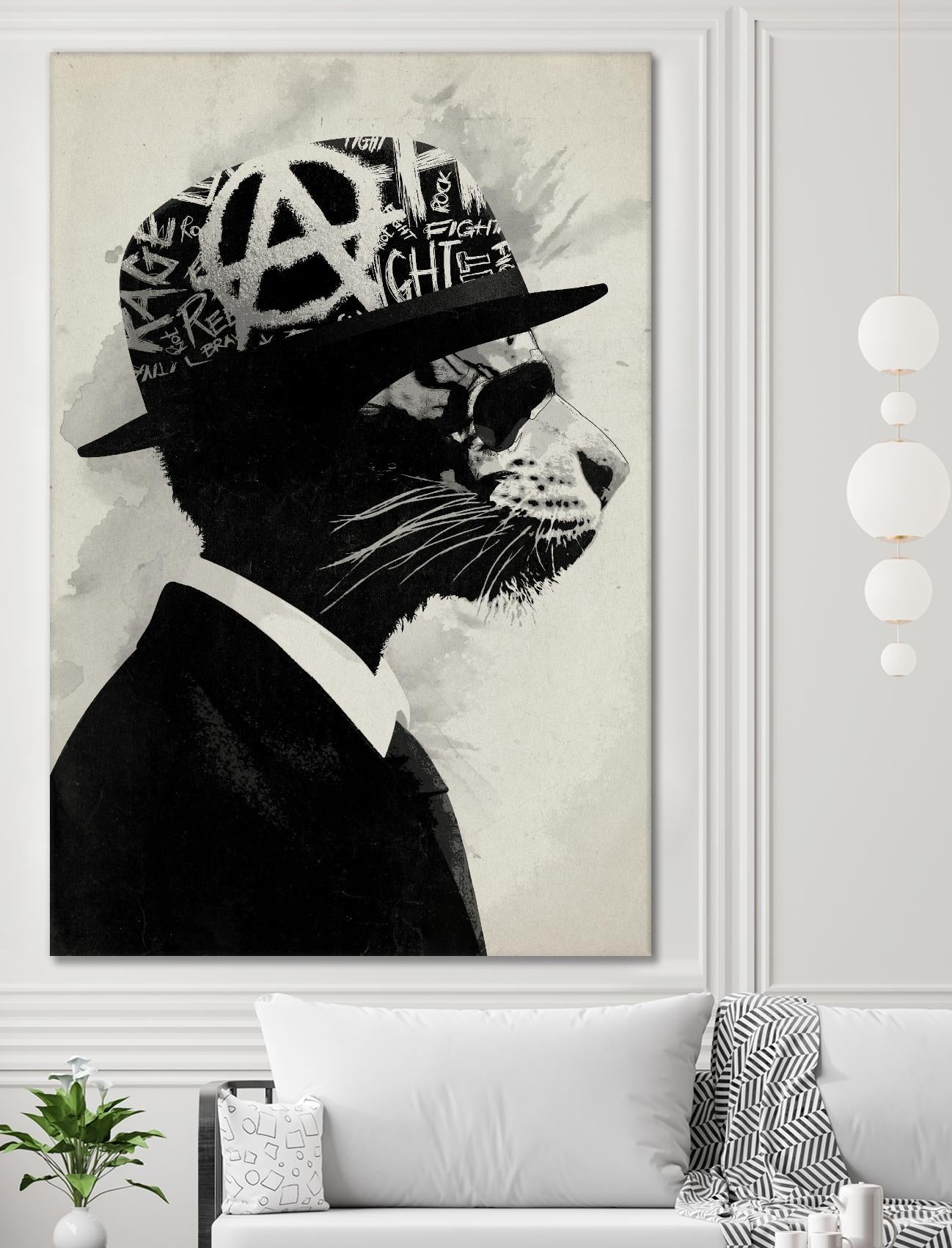 Middle Class Rebel by Hidden Moves on GIANT ART - white contemporary