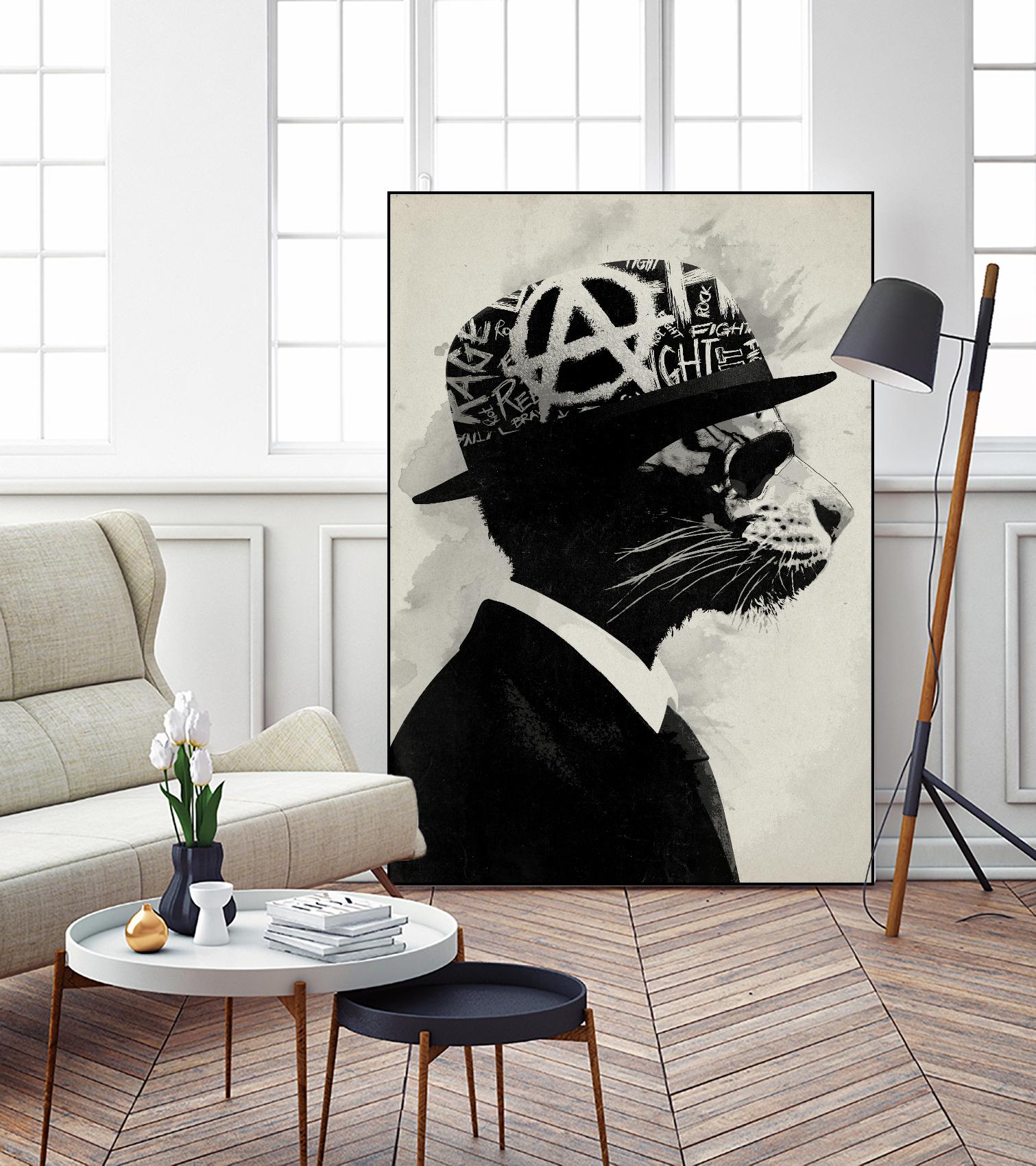 Middle Class Rebel by Hidden Moves on GIANT ART - white contemporary