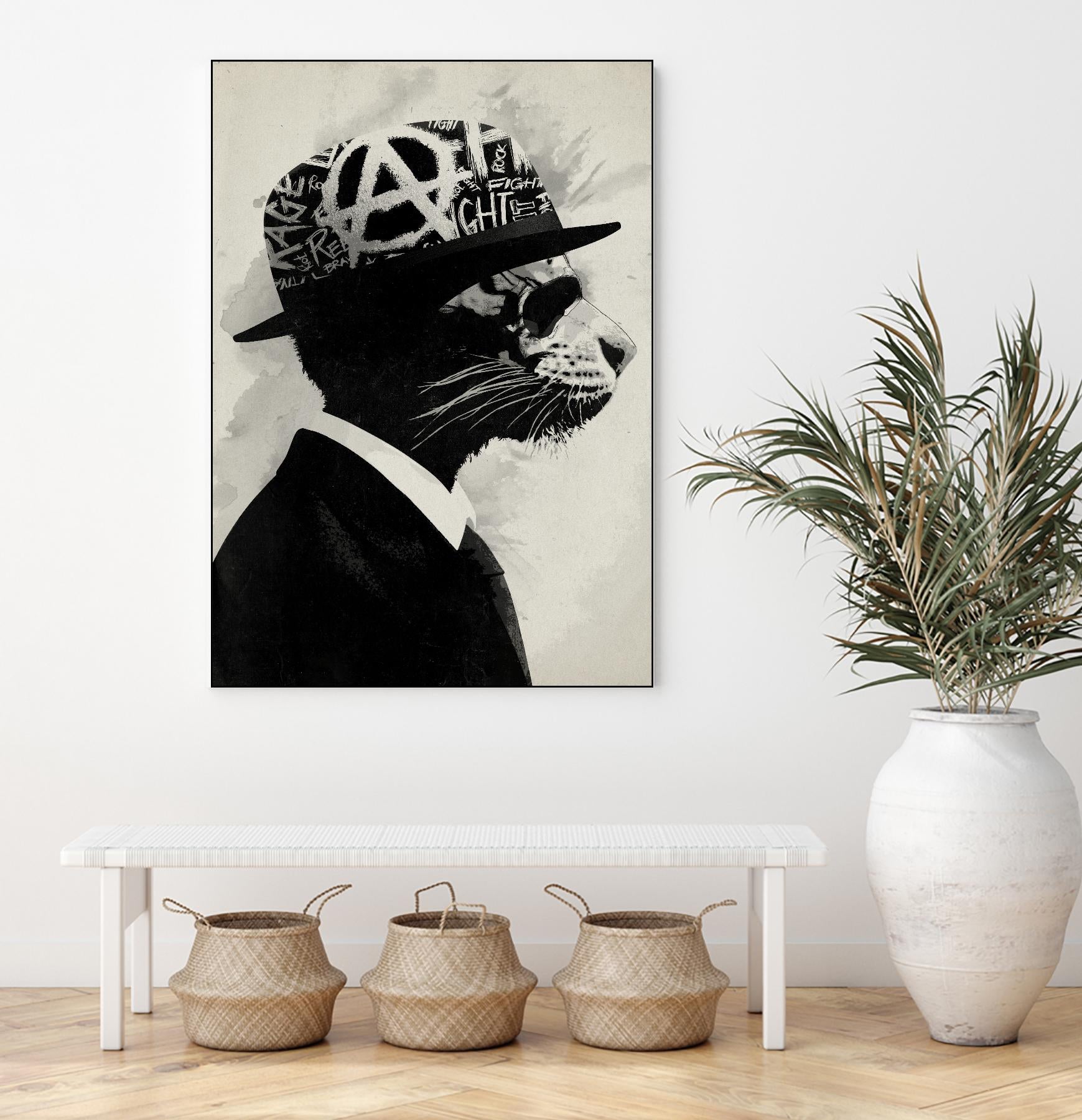 Middle Class Rebel by Hidden Moves on GIANT ART - white contemporary