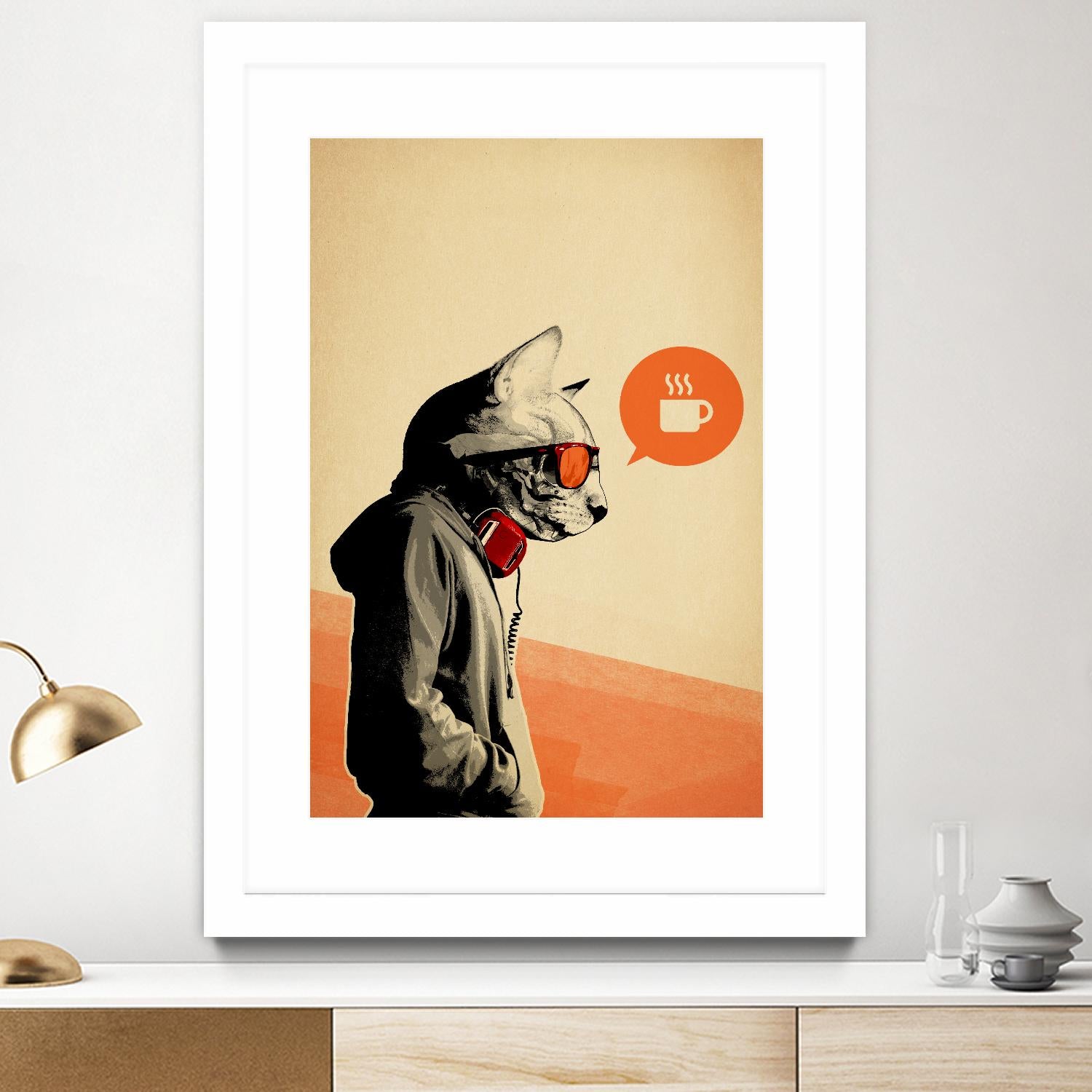 The Morning After by Hidden Moves on GIANT ART - orange contemporary