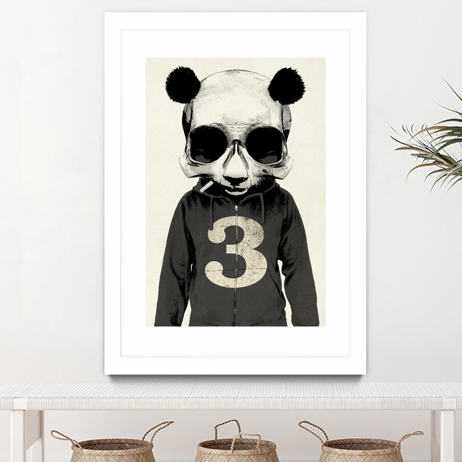 Panda No.3 by Hidden Moves on GIANT ART - white contemporary