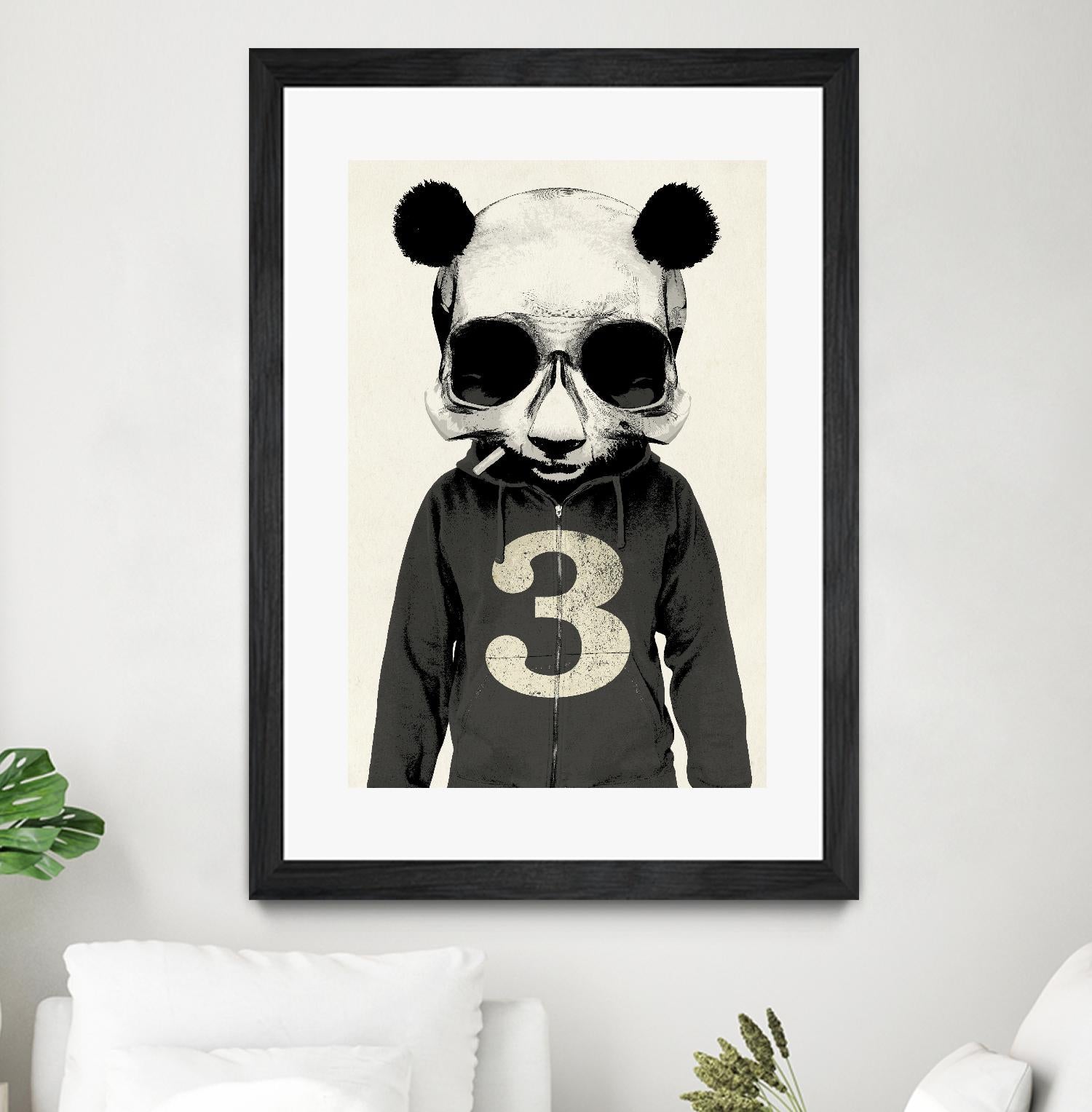 Panda No.3 by Hidden Moves on GIANT ART - white contemporary