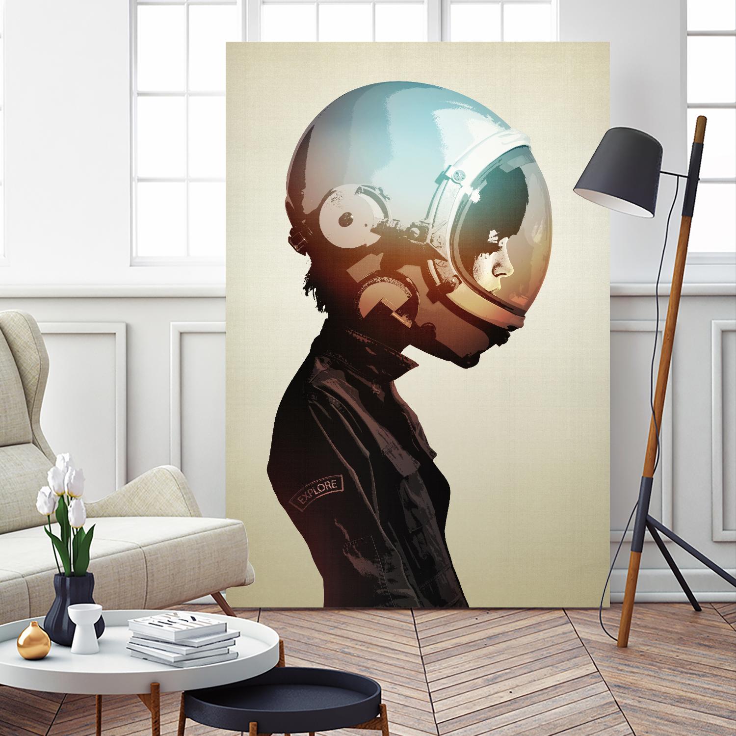 Space Cadet by Hidden Moves on GIANT ART - black contemporary