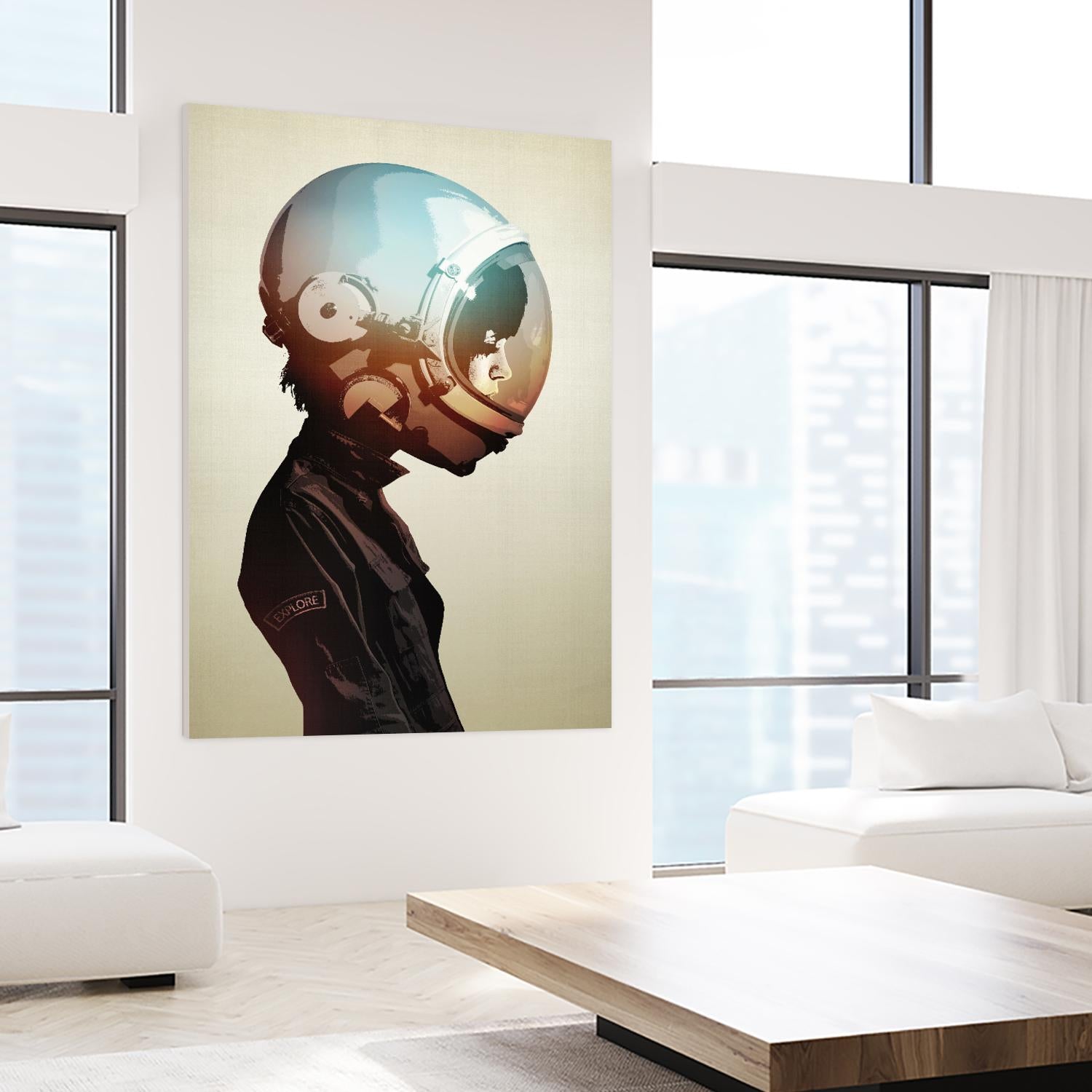 Space Cadet by Hidden Moves on GIANT ART - black contemporary