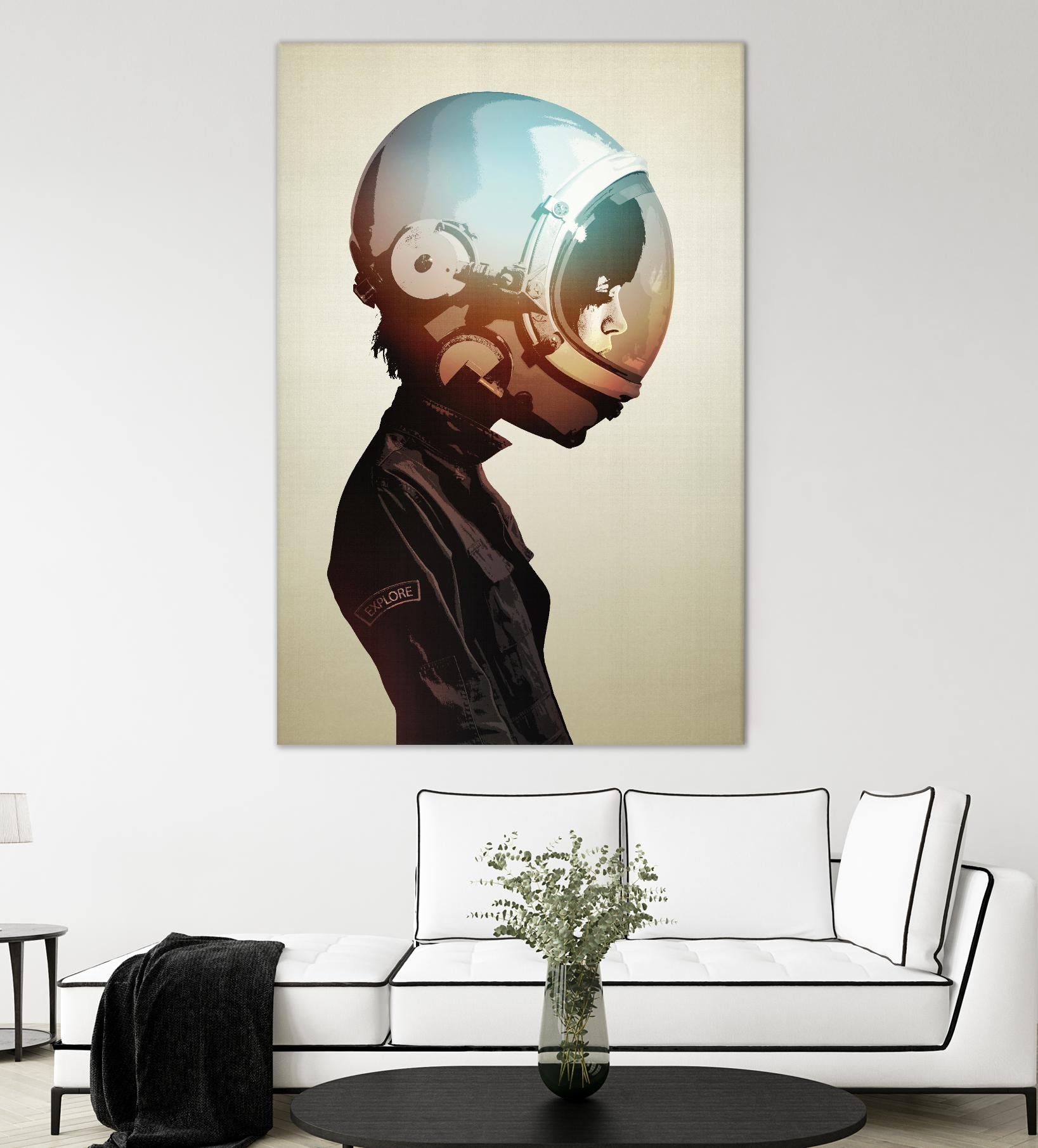 Space Cadet by Hidden Moves on GIANT ART - black contemporary