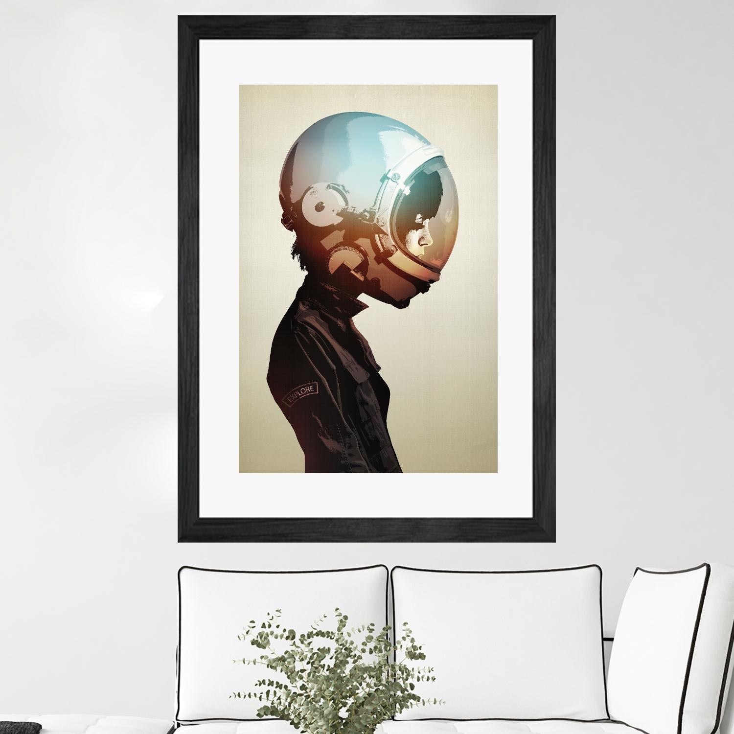 Space Cadet by Hidden Moves on GIANT ART - black contemporary