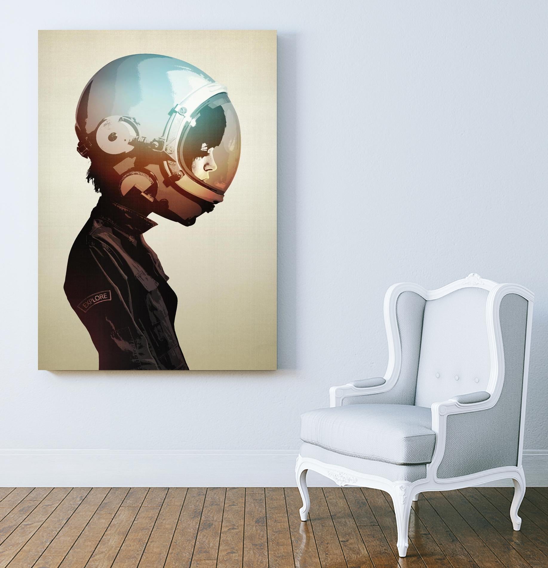 Space Cadet by Hidden Moves on GIANT ART - black contemporary