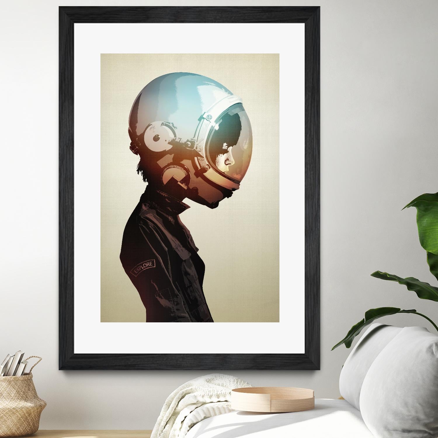 Space Cadet by Hidden Moves on GIANT ART - black contemporary