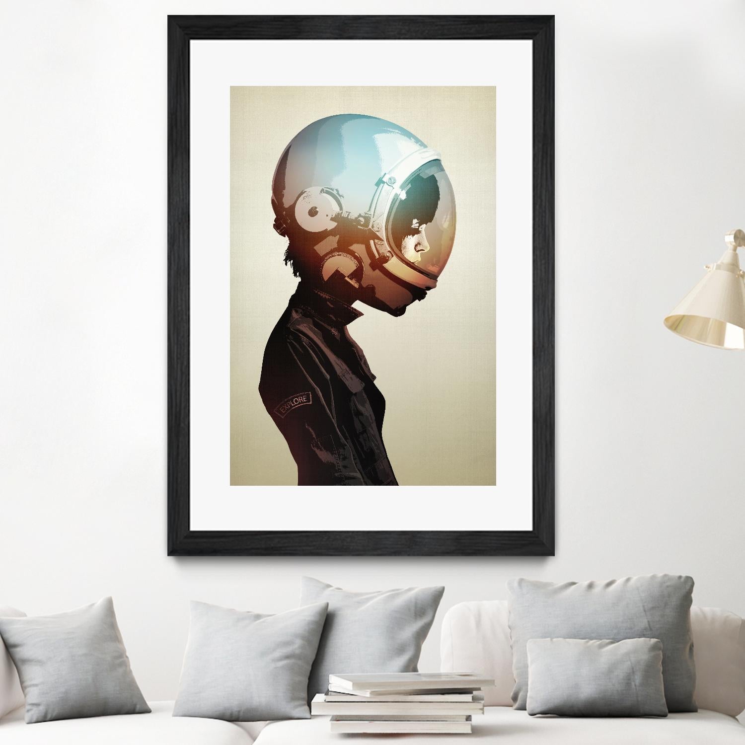 Space Cadet by Hidden Moves on GIANT ART - black contemporary