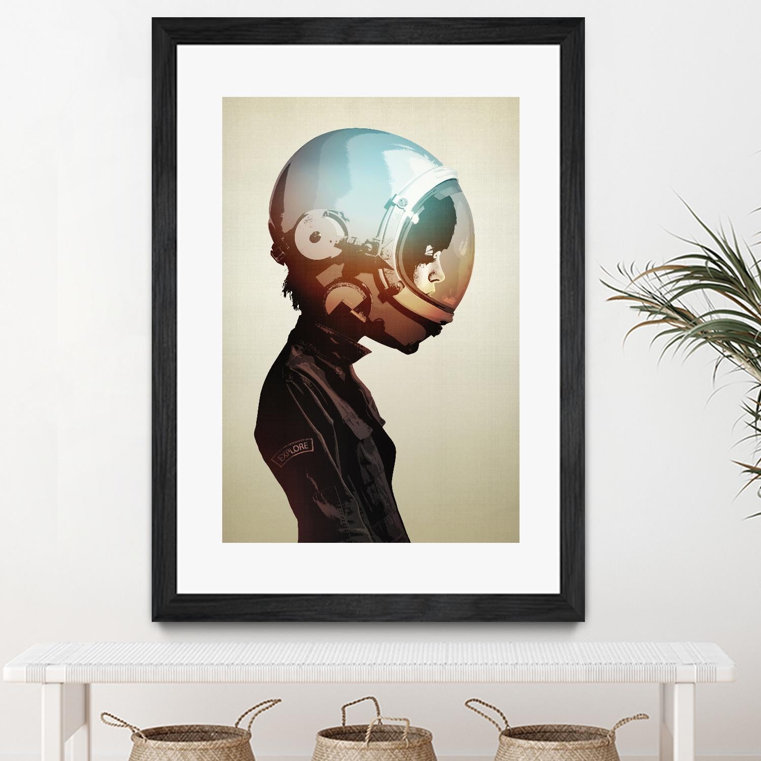 Space Cadet by Hidden Moves on GIANT ART - black contemporary