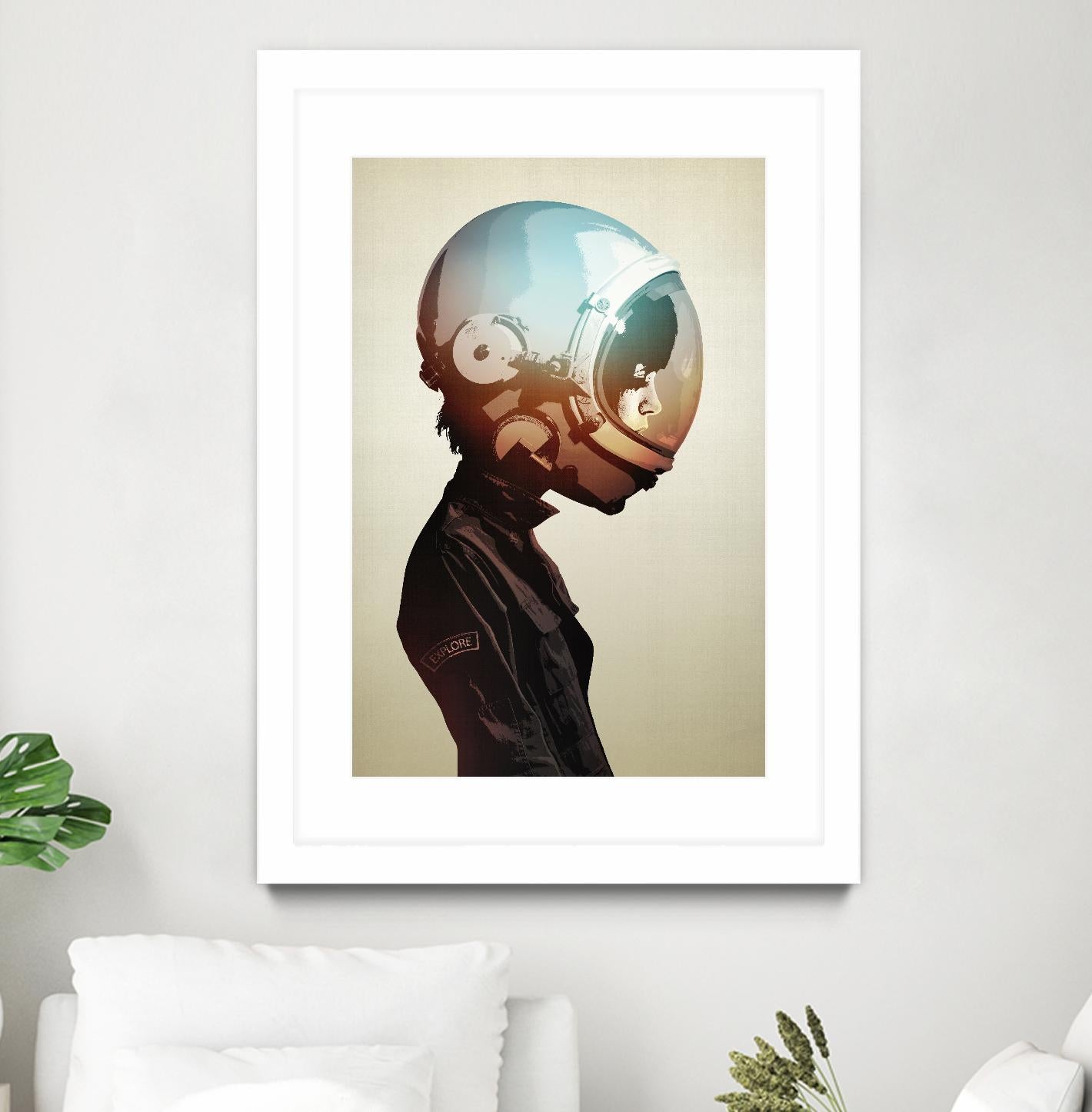 Space Cadet by Hidden Moves on GIANT ART - black contemporary