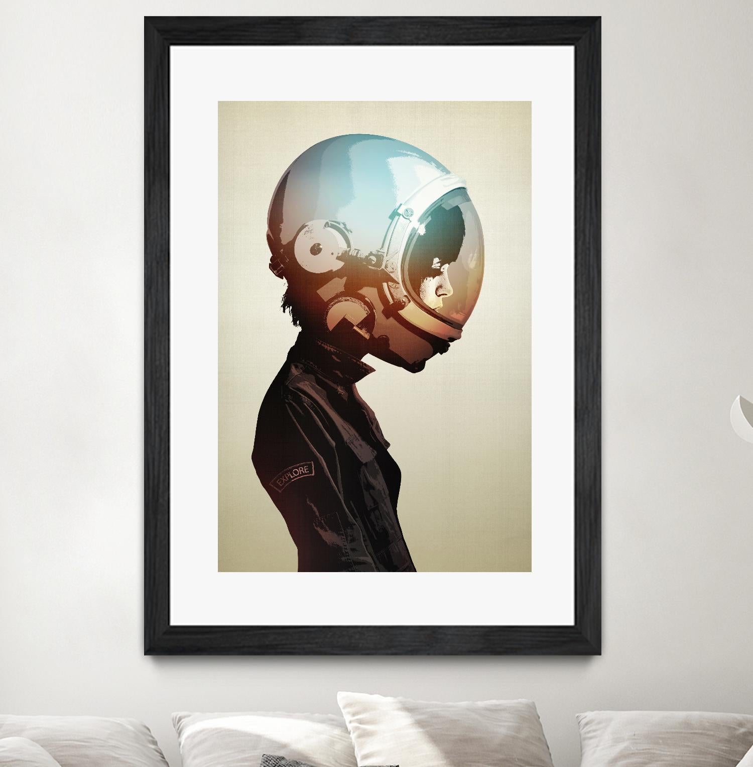 Space Cadet by Hidden Moves on GIANT ART - black contemporary