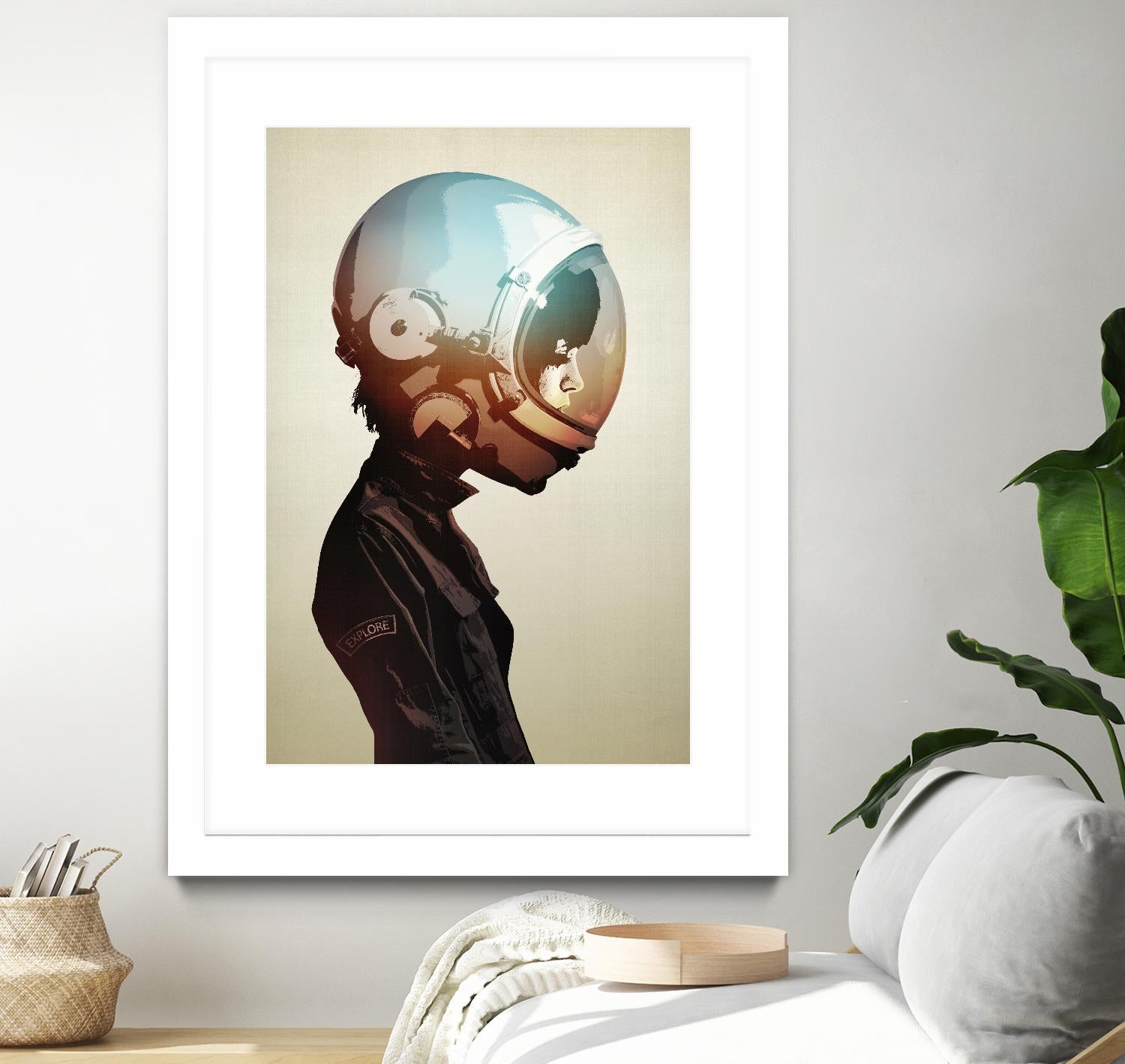 Space Cadet by Hidden Moves on GIANT ART - black contemporary