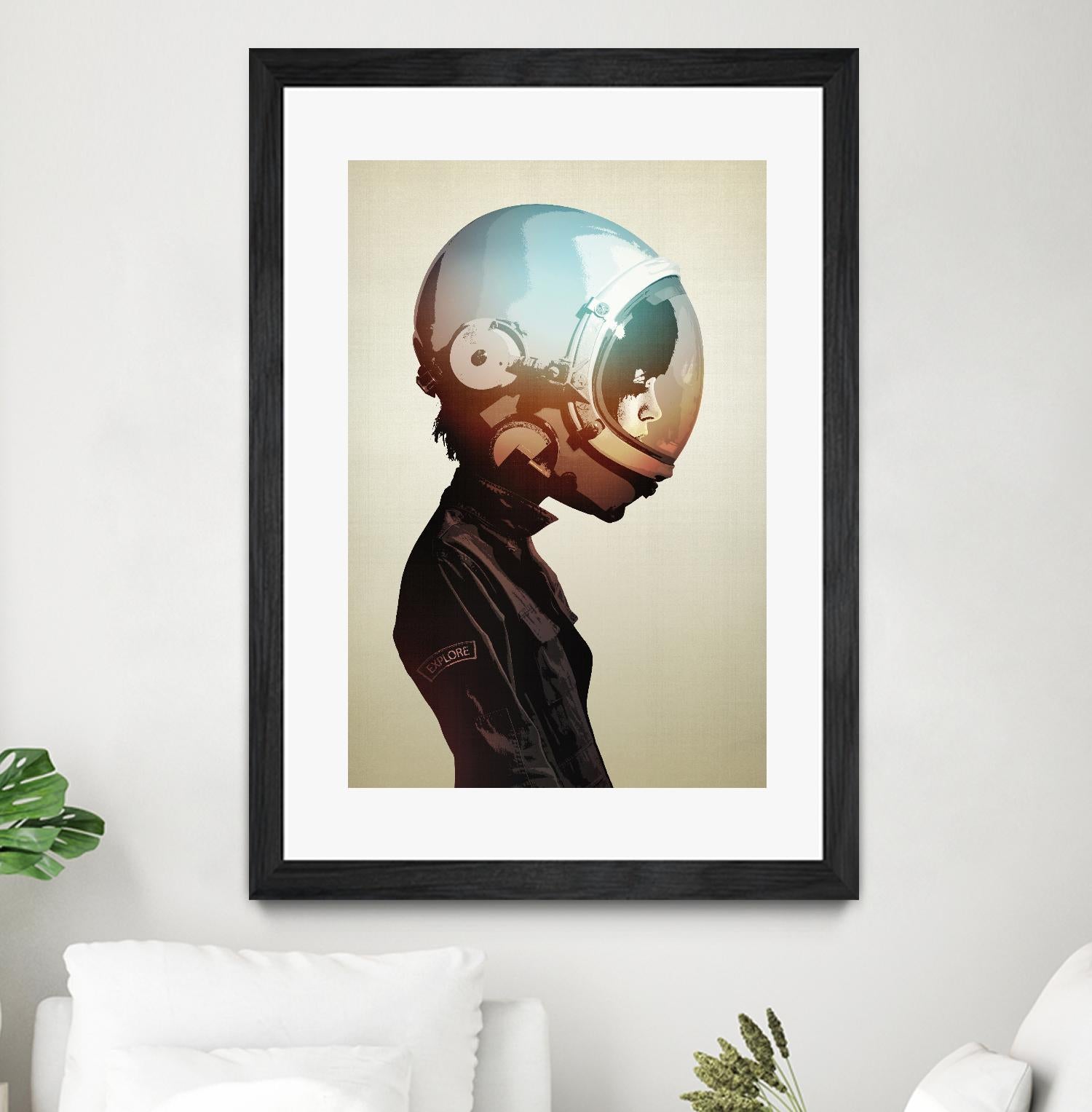 Space Cadet by Hidden Moves on GIANT ART - black contemporary