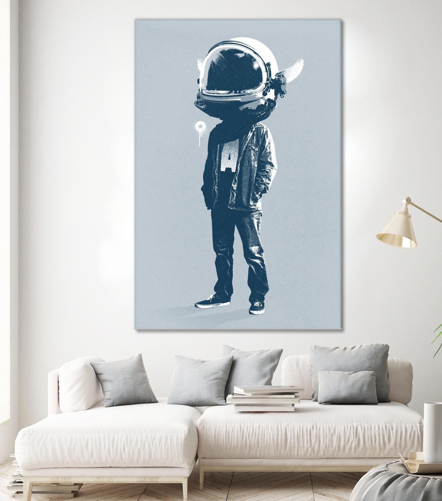 Casual Fridays by Hidden Moves on GIANT ART - blue contemporary