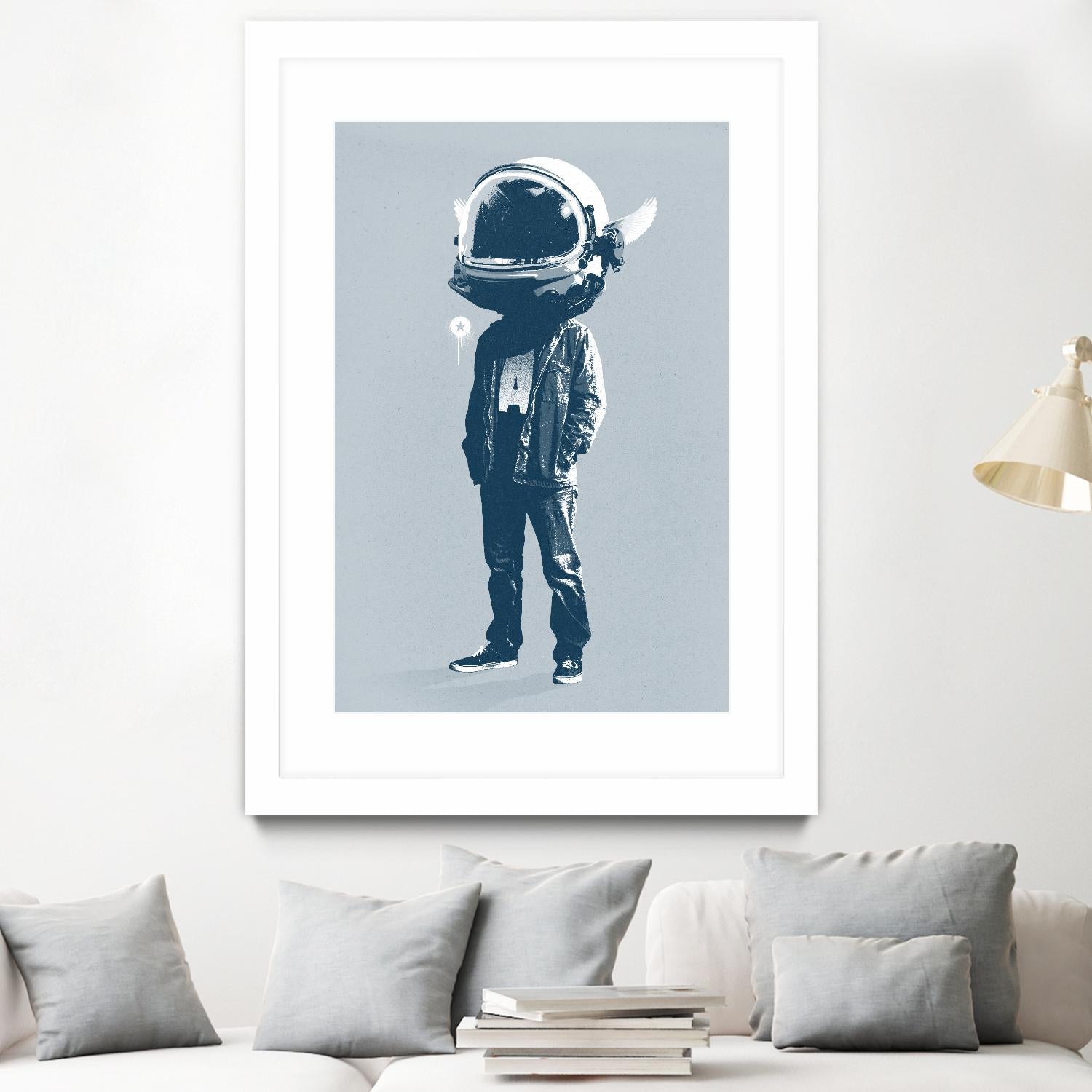 Casual Fridays by Hidden Moves on GIANT ART - blue contemporary