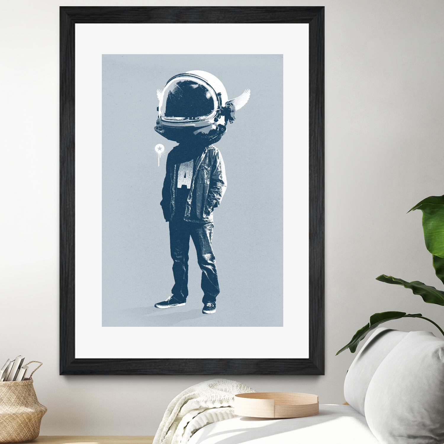 Casual Fridays by Hidden Moves on GIANT ART - blue contemporary