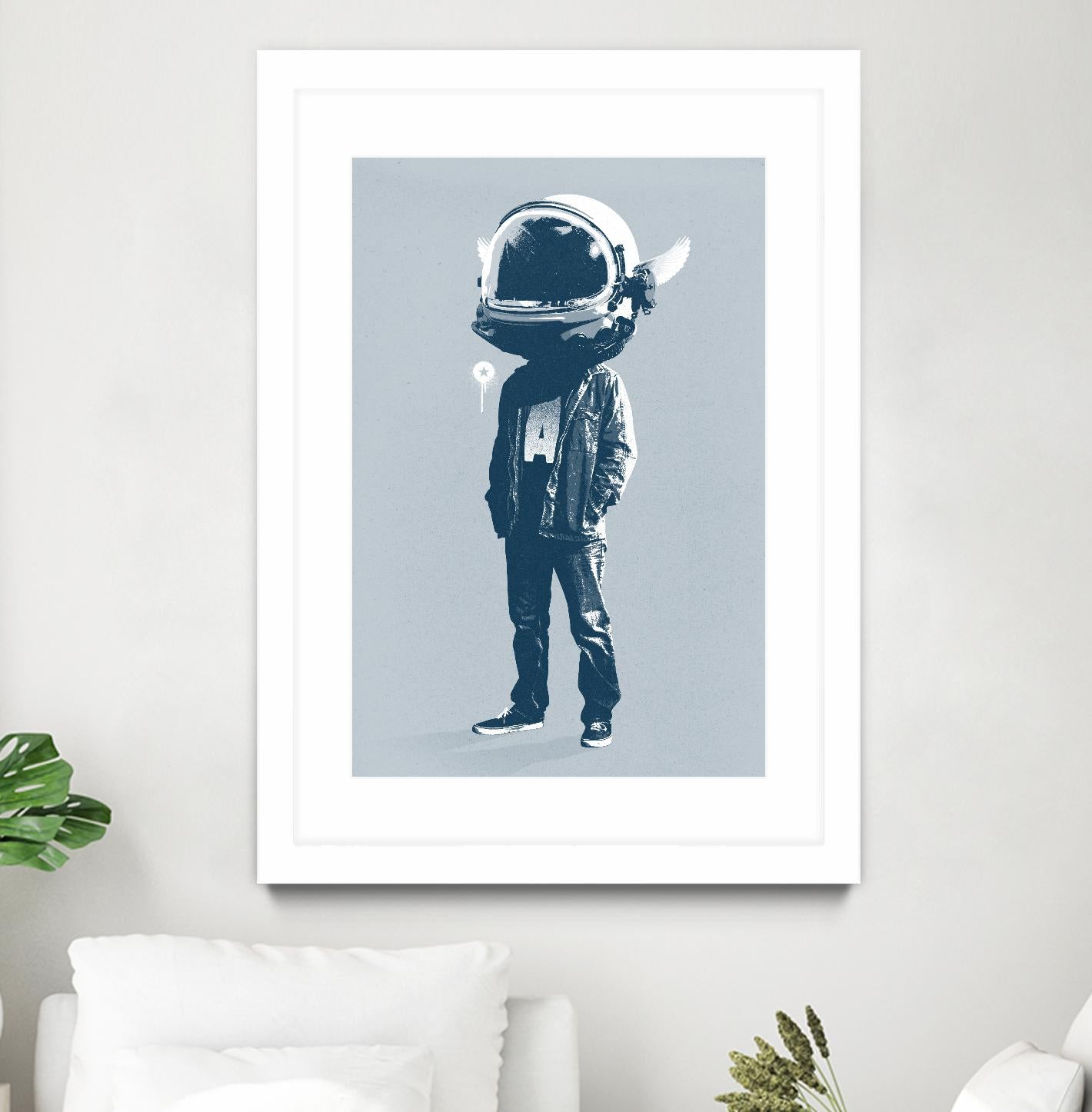 Casual Fridays by Hidden Moves on GIANT ART - blue contemporary