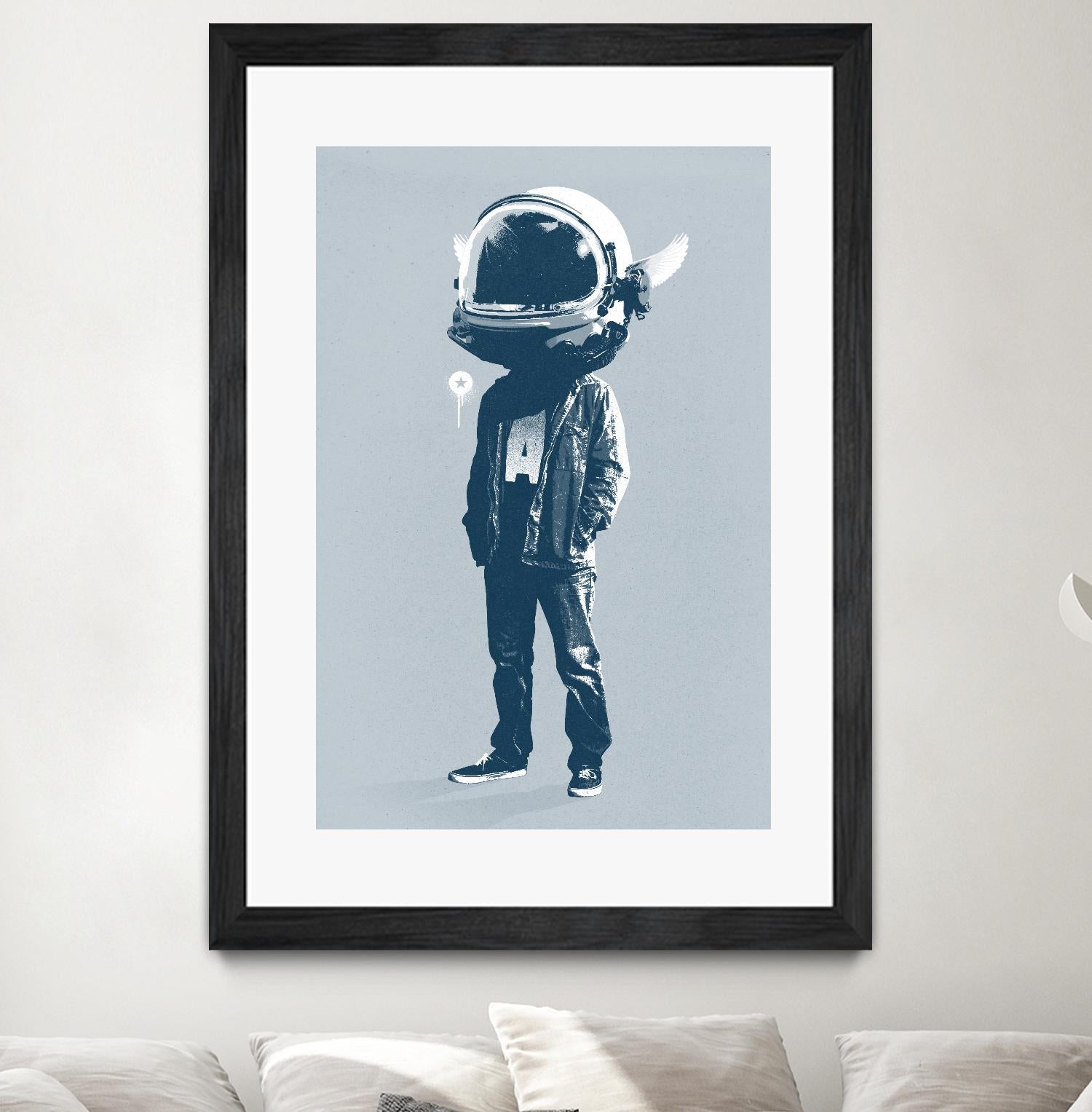 Casual Fridays by Hidden Moves on GIANT ART - blue contemporary