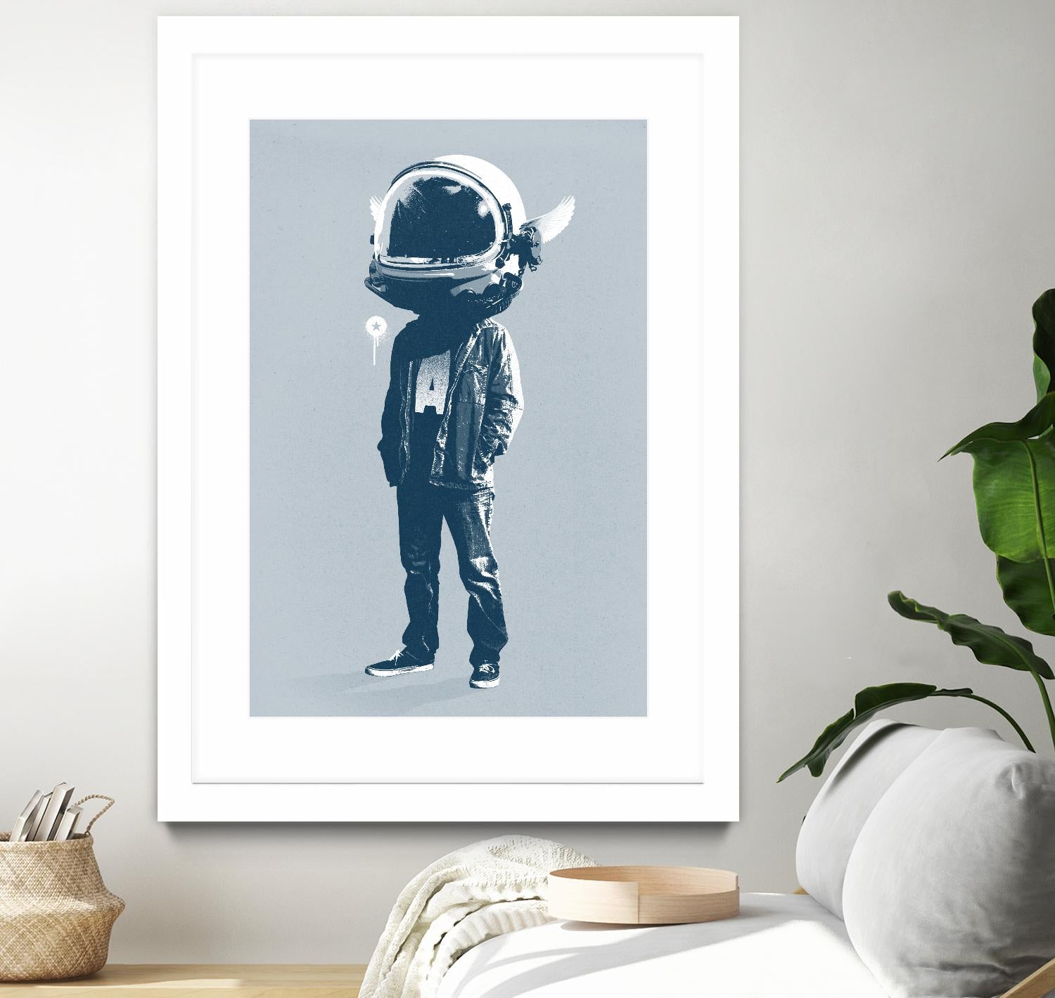 Casual Fridays by Hidden Moves on GIANT ART - blue contemporary