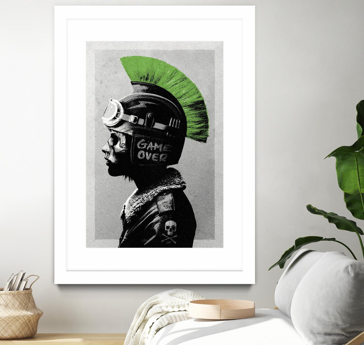 Chaotic Good by Hidden Moves on GIANT ART - green contemporary