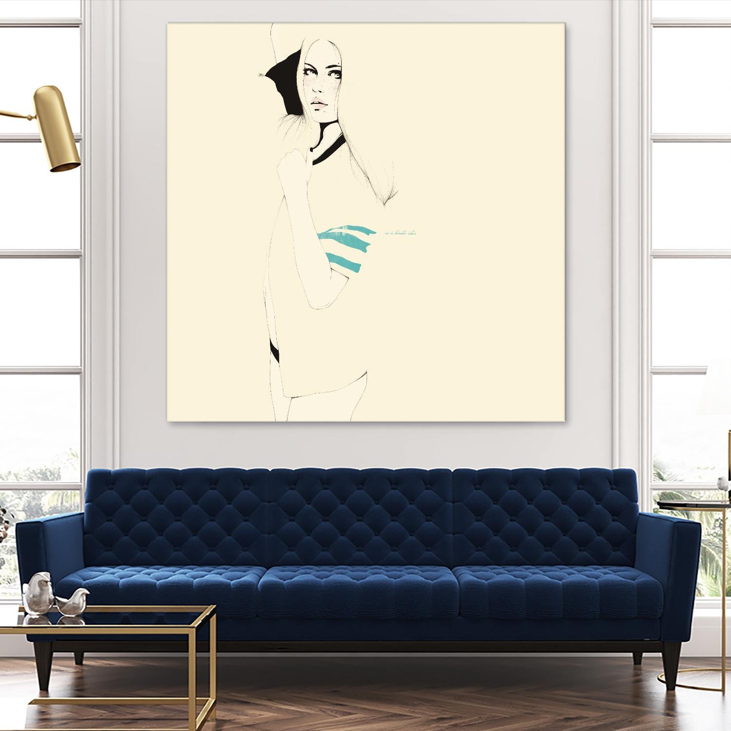 No te desnudes todavia by Manuel Rebollo on GIANT ART - black men and women