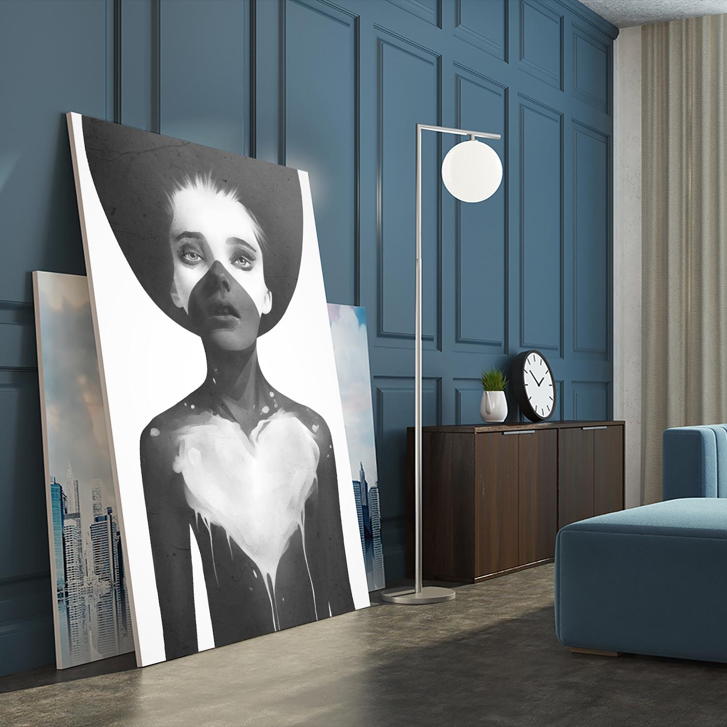 Hold On by Ruben Ireland on GIANT ART - white men and women