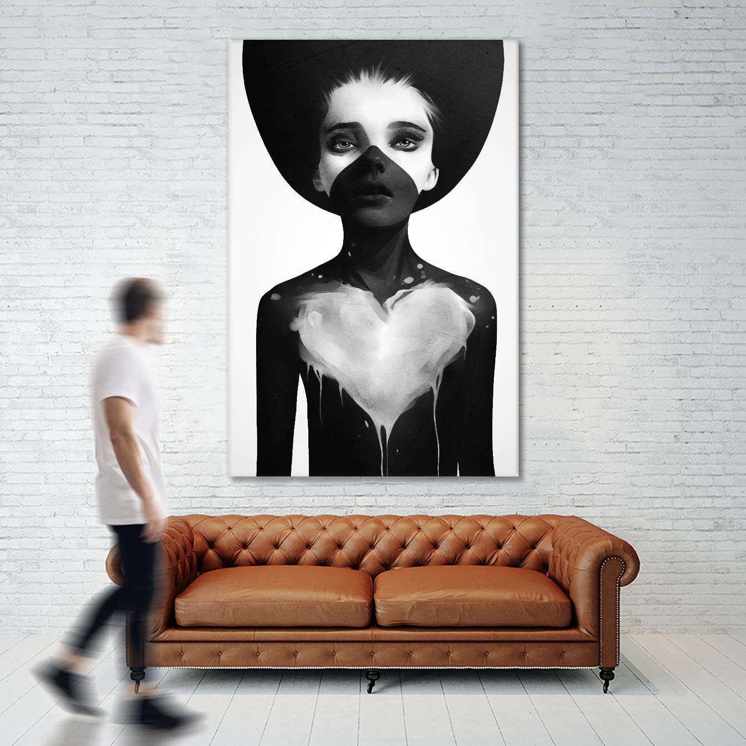 Hold On by Ruben Ireland on GIANT ART - white men and women