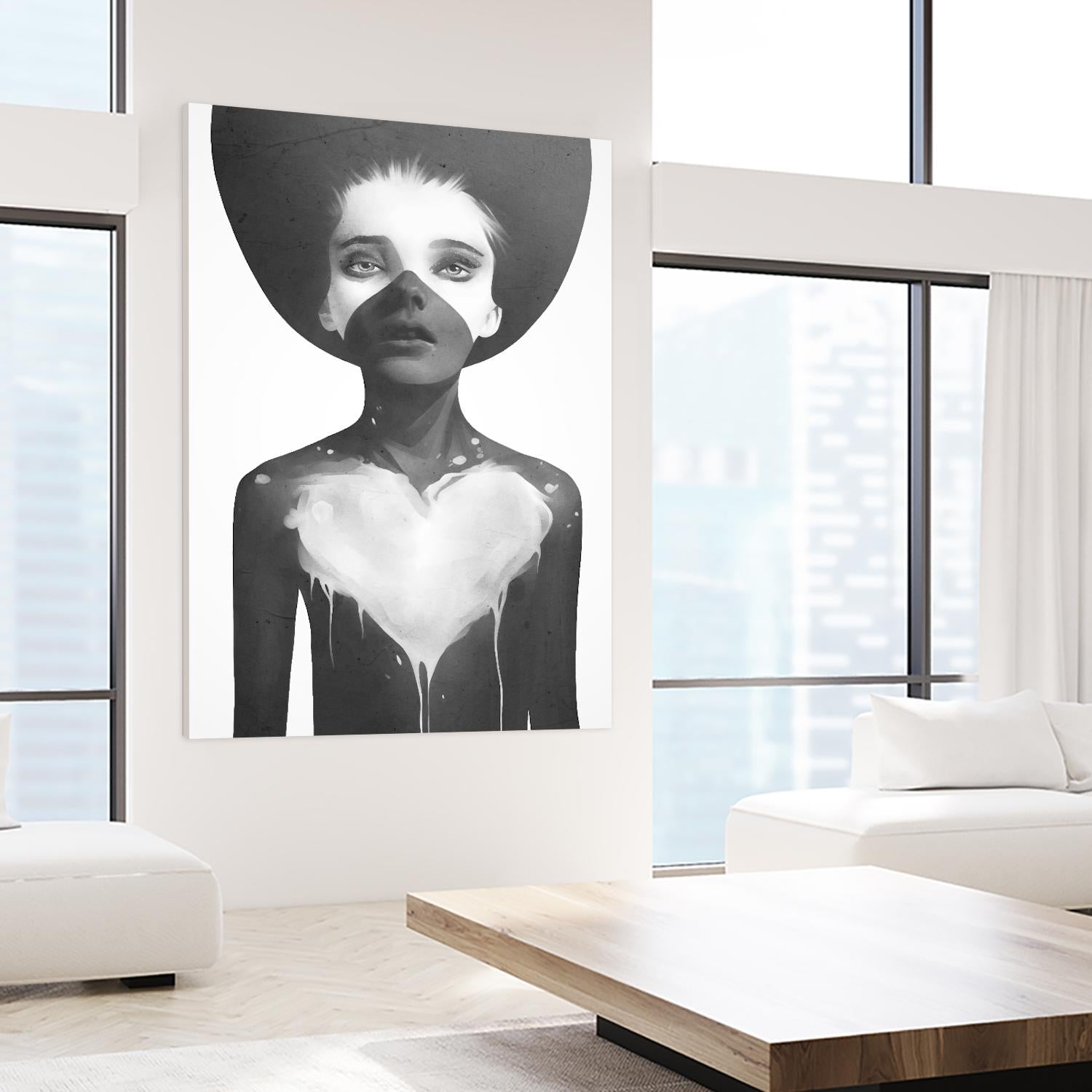 Hold On by Ruben Ireland on GIANT ART - white men and women