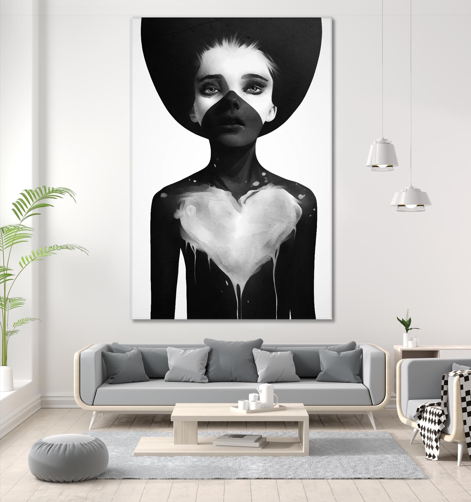 Hold On by Ruben Ireland on GIANT ART - white men and women