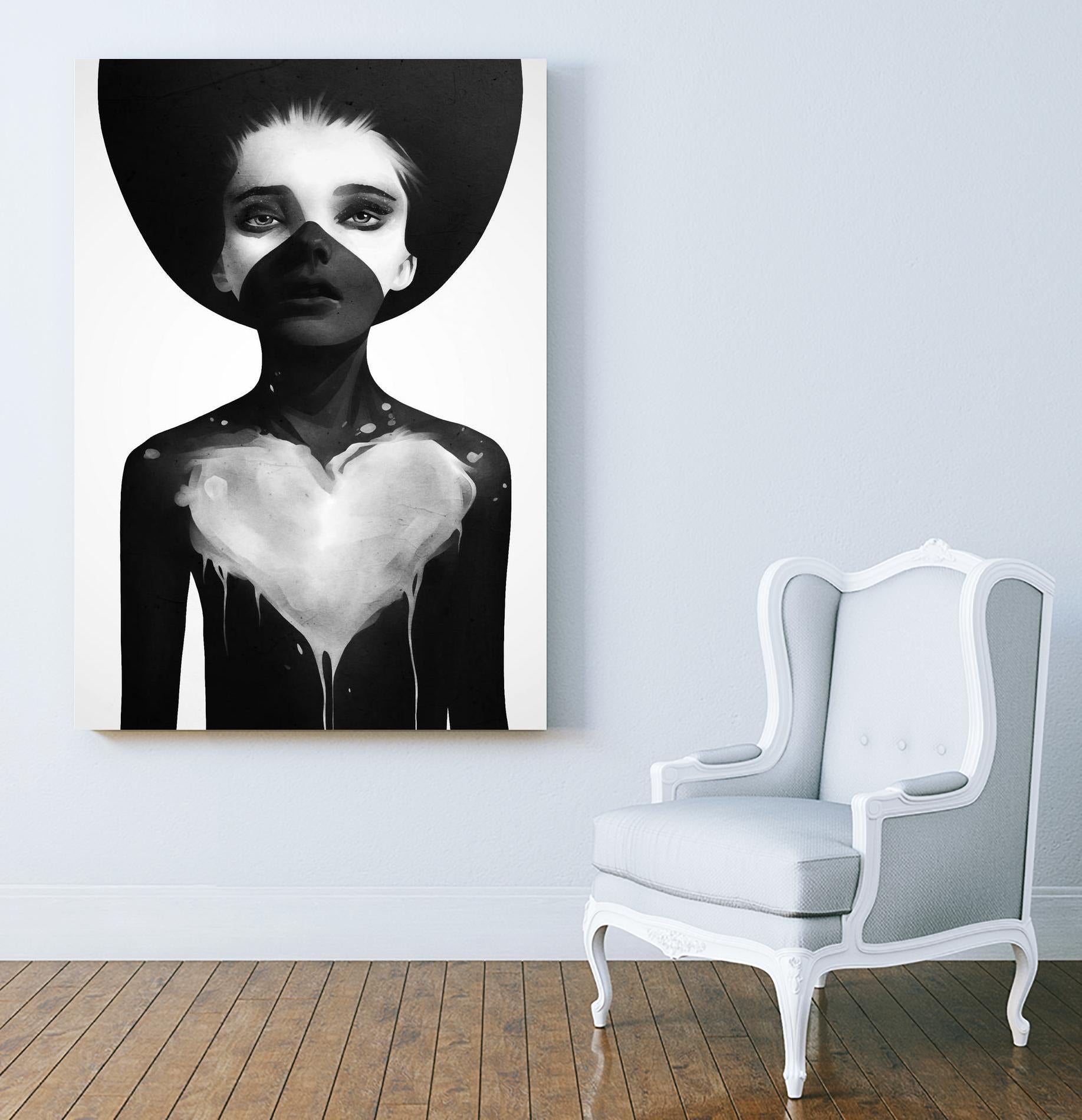 Hold On by Ruben Ireland on GIANT ART - white men and women