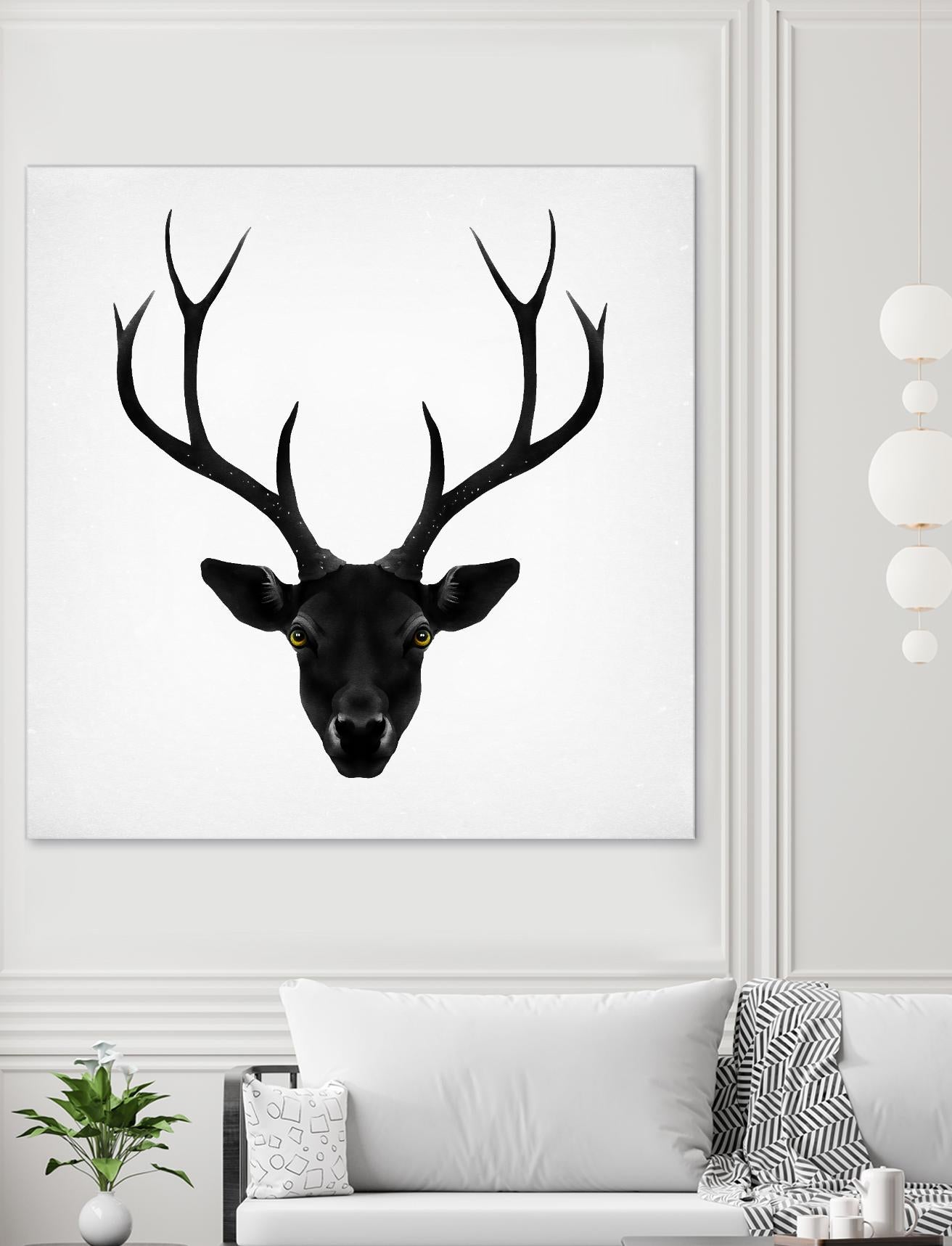 The Black Deer by Ruben Ireland on GIANT ART - black men and women