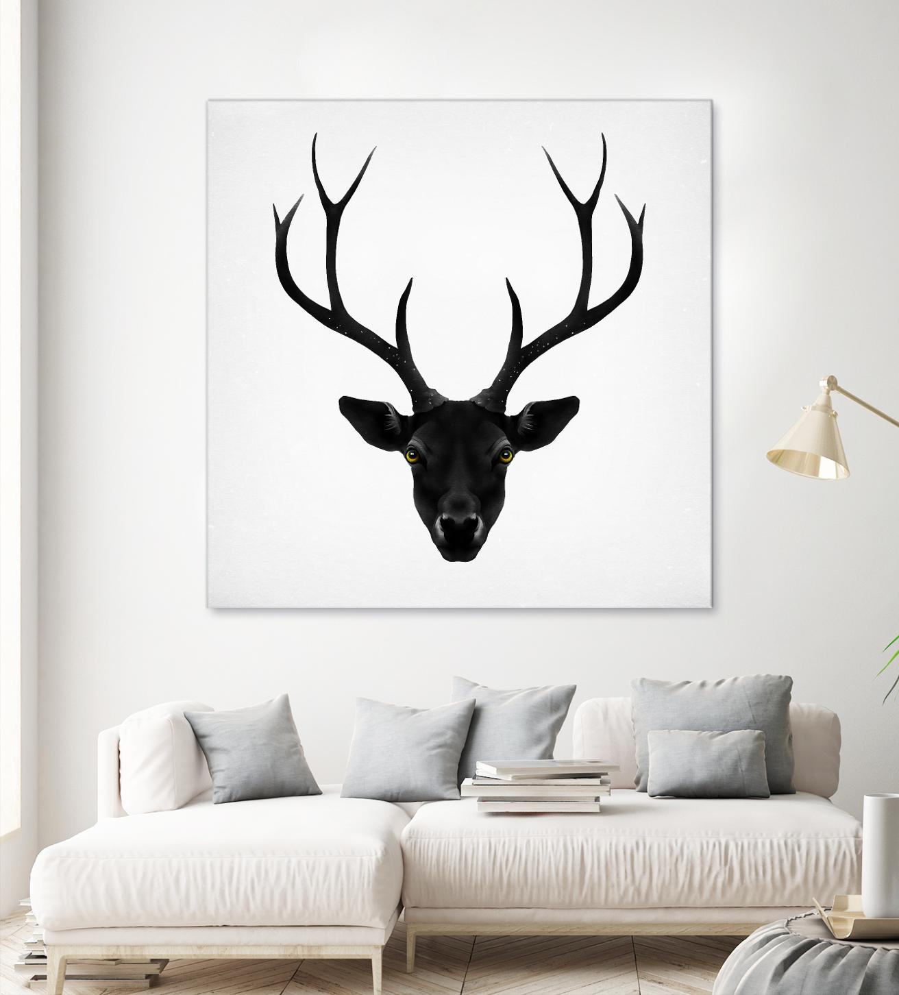 The Black Deer by Ruben Ireland on GIANT ART - black men and women