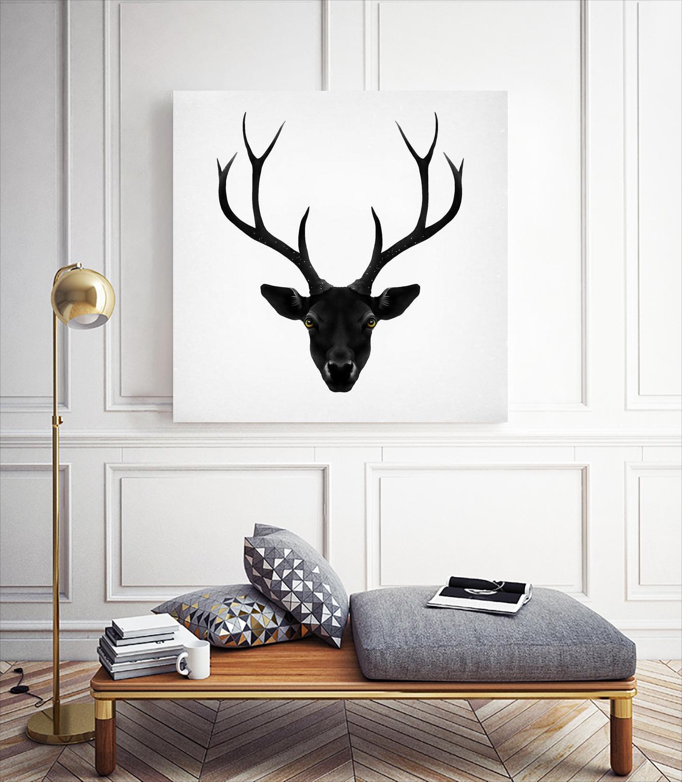 The Black Deer by Ruben Ireland on GIANT ART - black men and women