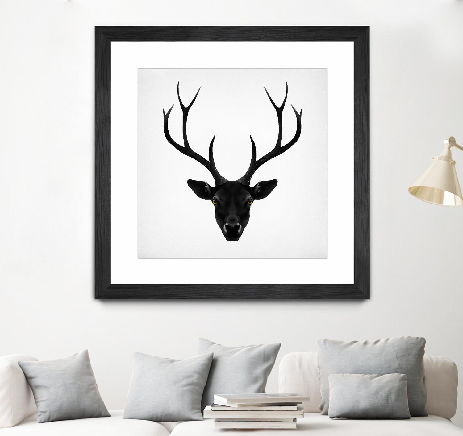 The Black Deer by Ruben Ireland on GIANT ART - black men and women