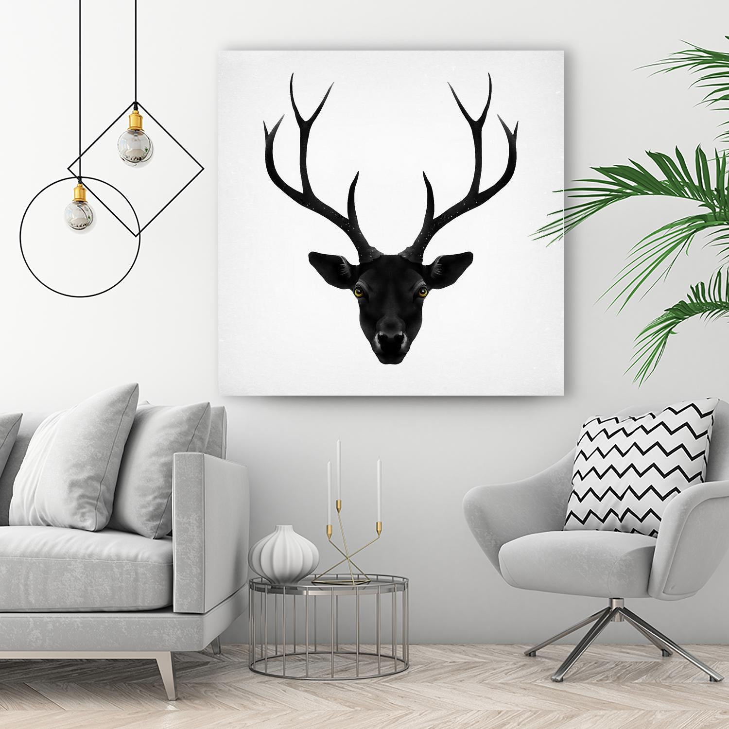 The Black Deer by Ruben Ireland on GIANT ART - black men and women