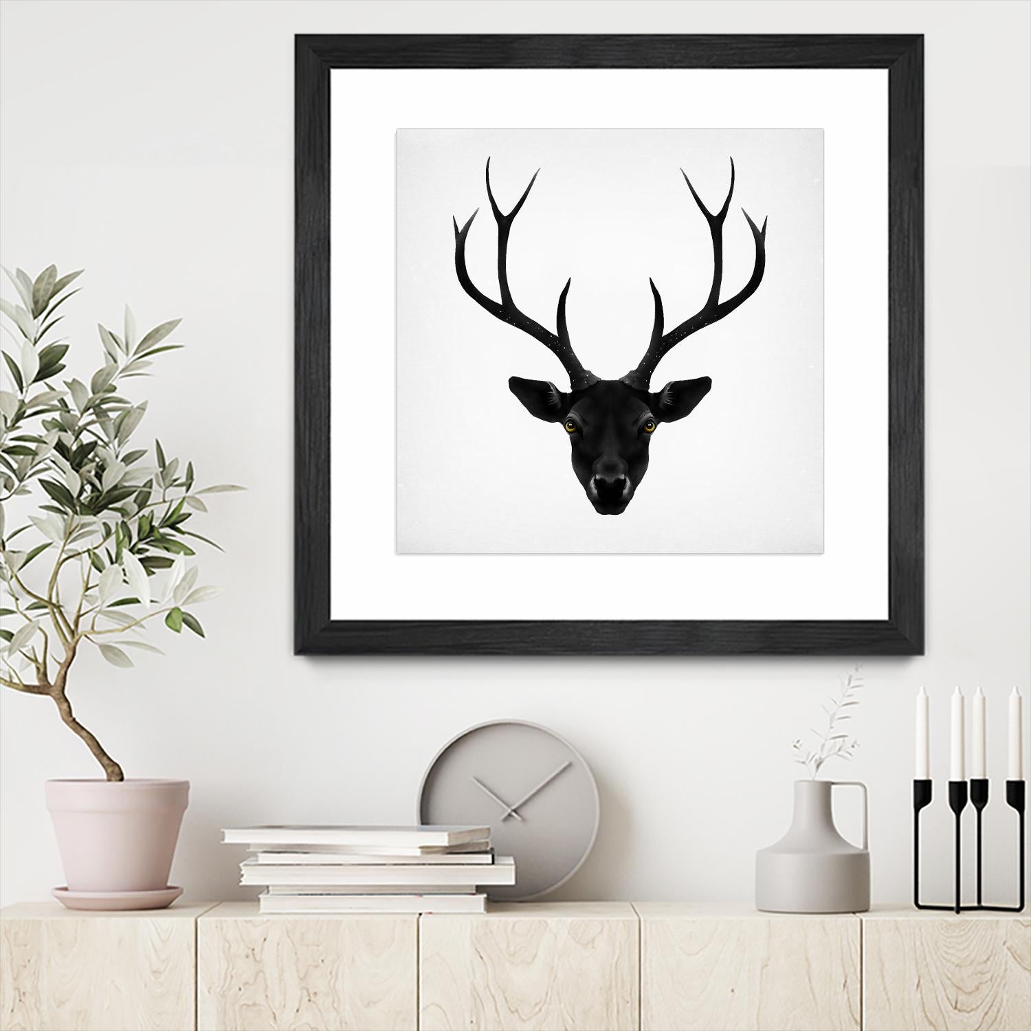 The Black Deer by Ruben Ireland on GIANT ART - black men and women