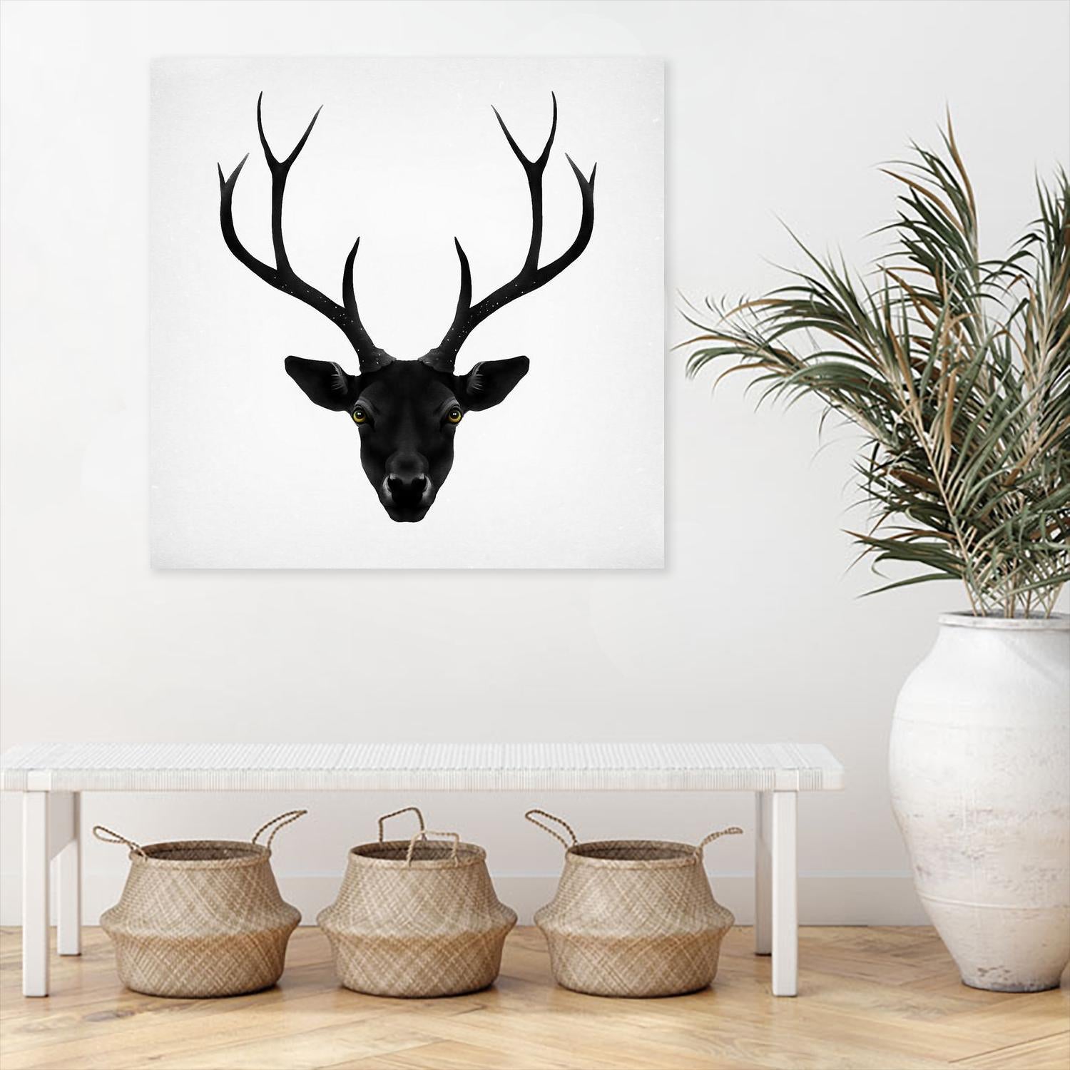 The Black Deer by Ruben Ireland on GIANT ART - black men and women