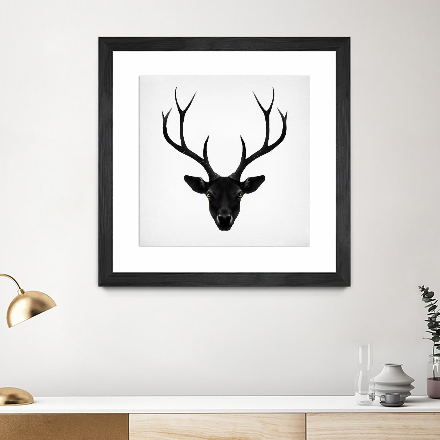 The Black Deer by Ruben Ireland on GIANT ART - black men and women