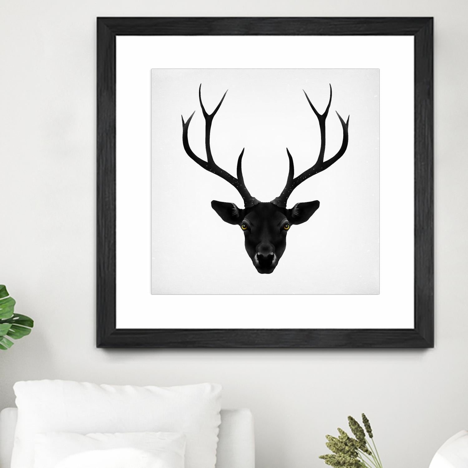 The Black Deer by Ruben Ireland on GIANT ART - black men and women