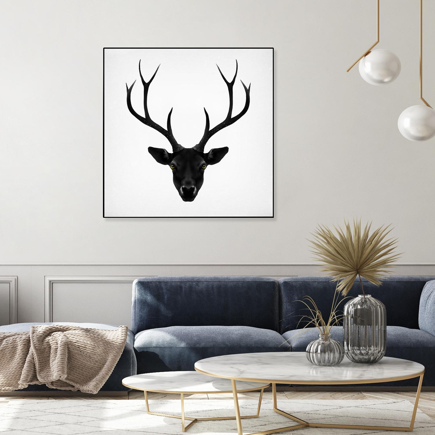 The Black Deer by Ruben Ireland on GIANT ART - black men and women