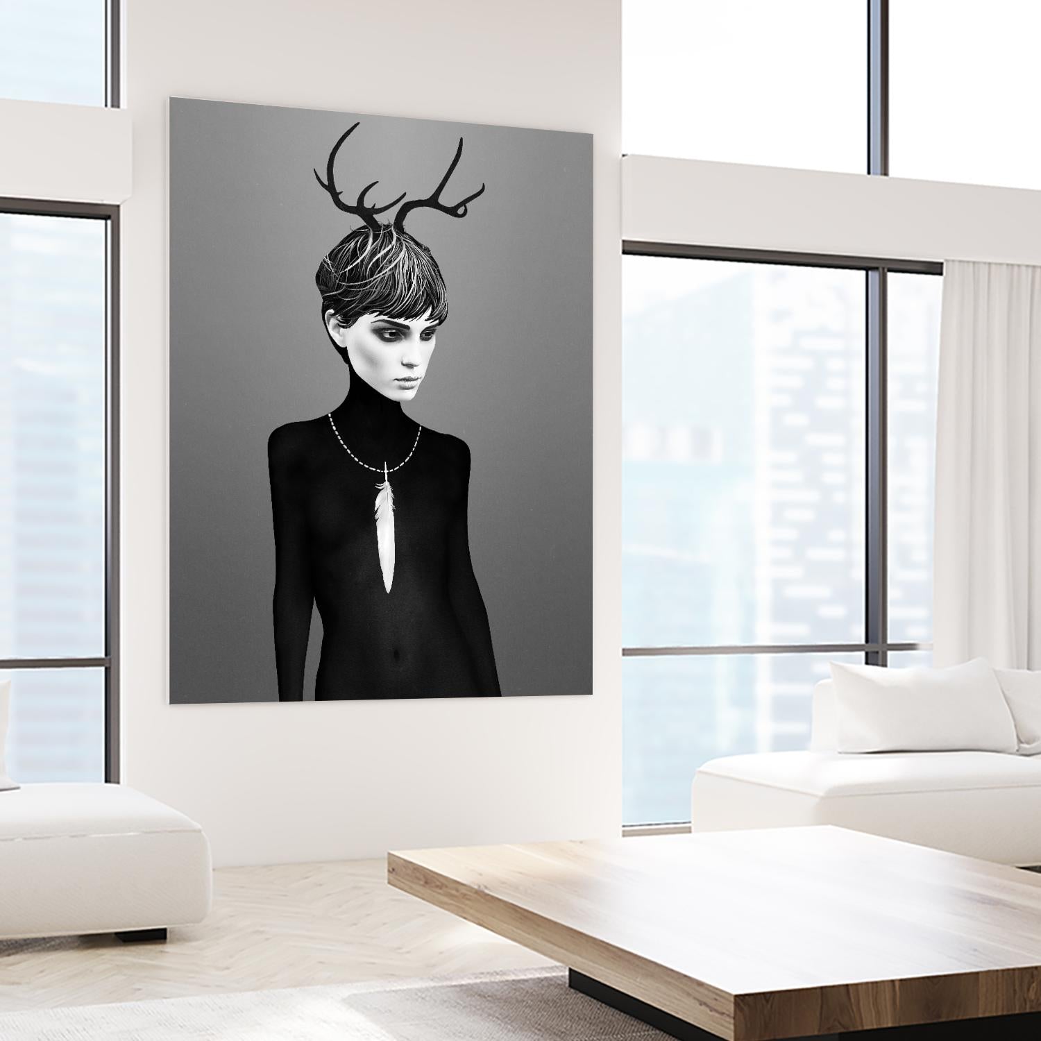 The Cold by Ruben Ireland on GIANT ART - black men and women