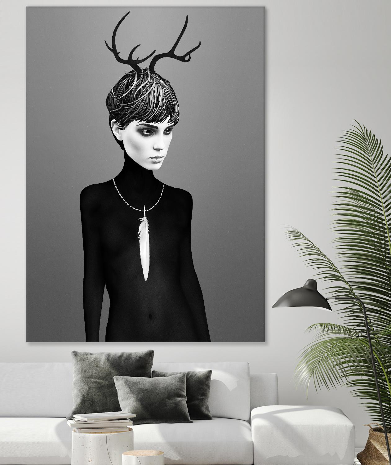 The Cold by Ruben Ireland on GIANT ART - black men and women