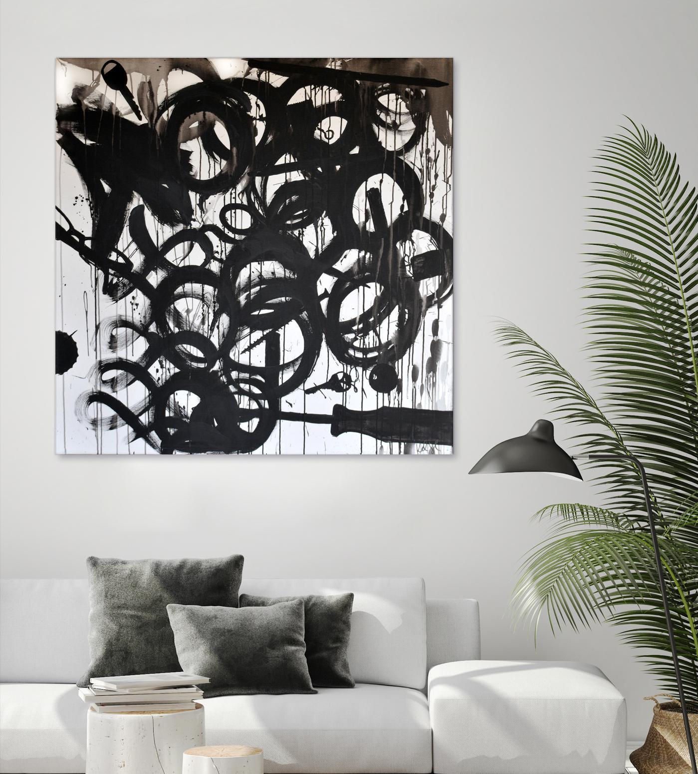 Junk Drawer by KenT Youngstrom on GIANT ART - black and white abstract