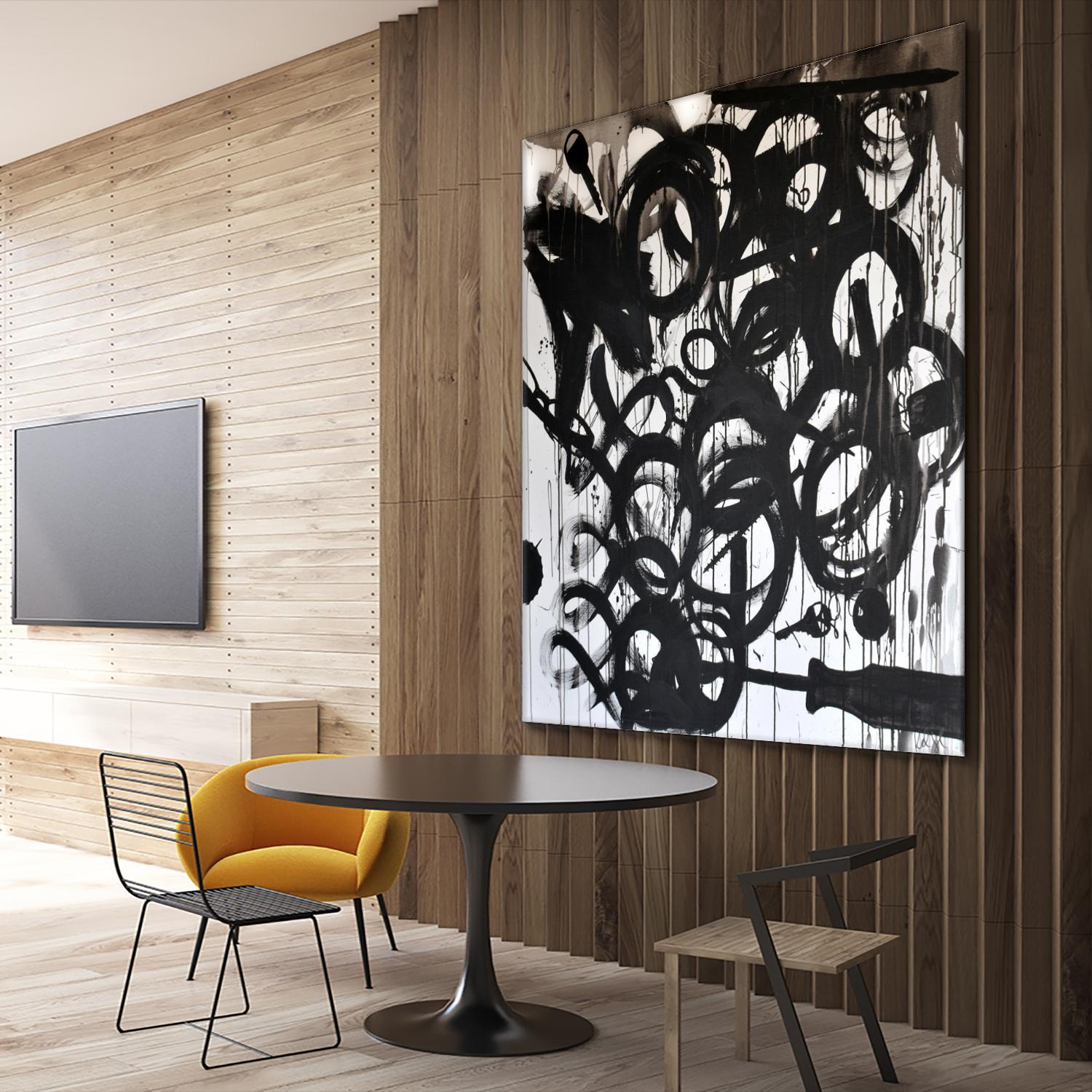 Junk Drawer by KenT Youngstrom on GIANT ART - black and white abstract