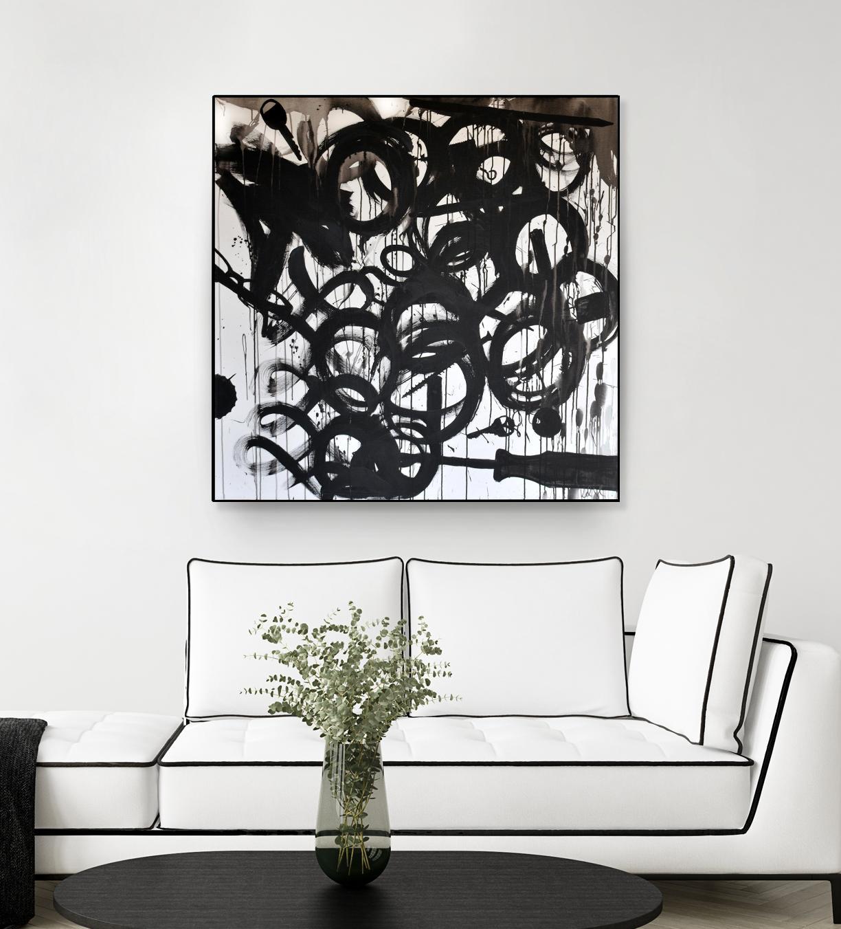 Junk Drawer by KenT Youngstrom on GIANT ART - black and white abstract