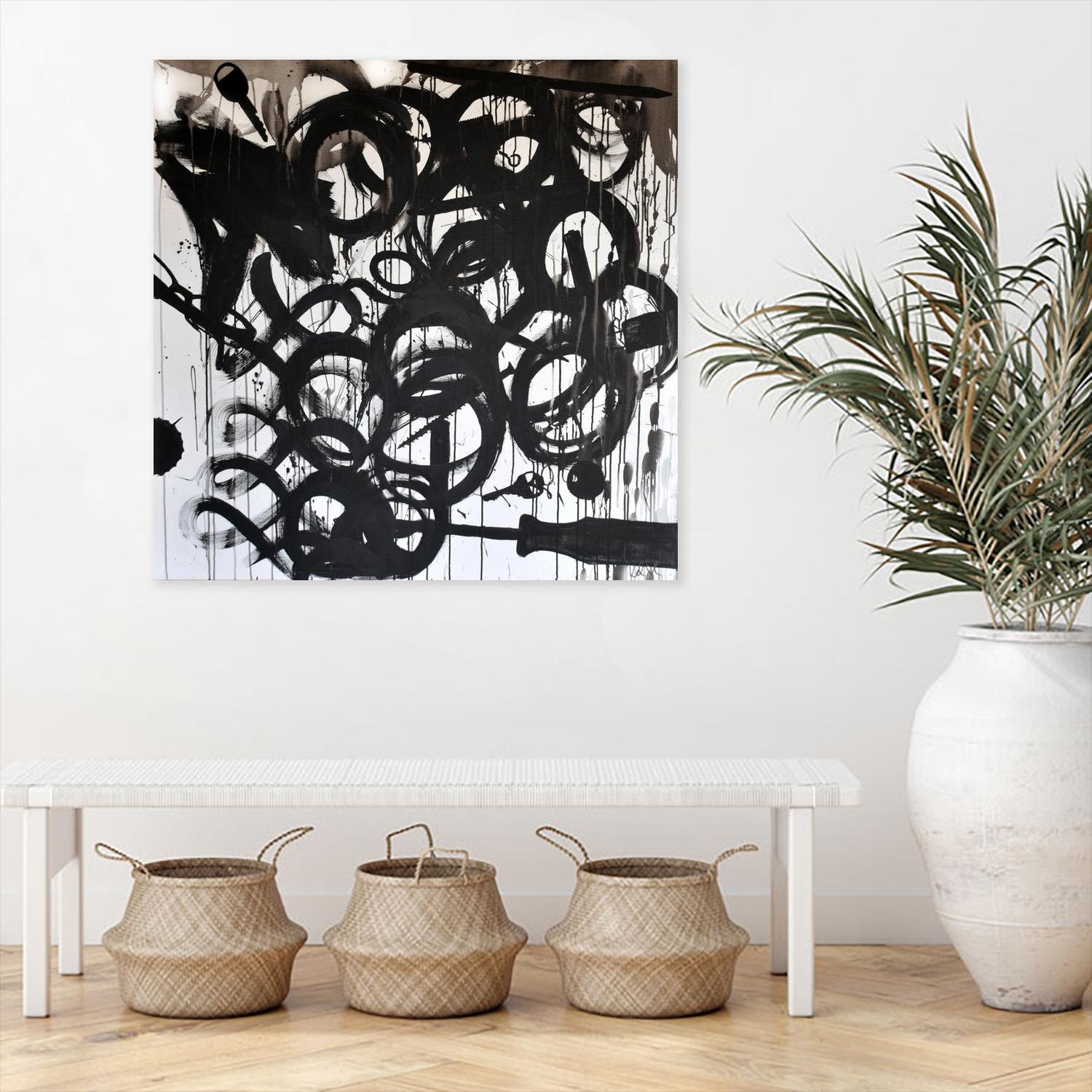 Junk Drawer by KenT Youngstrom on GIANT ART - black and white abstract